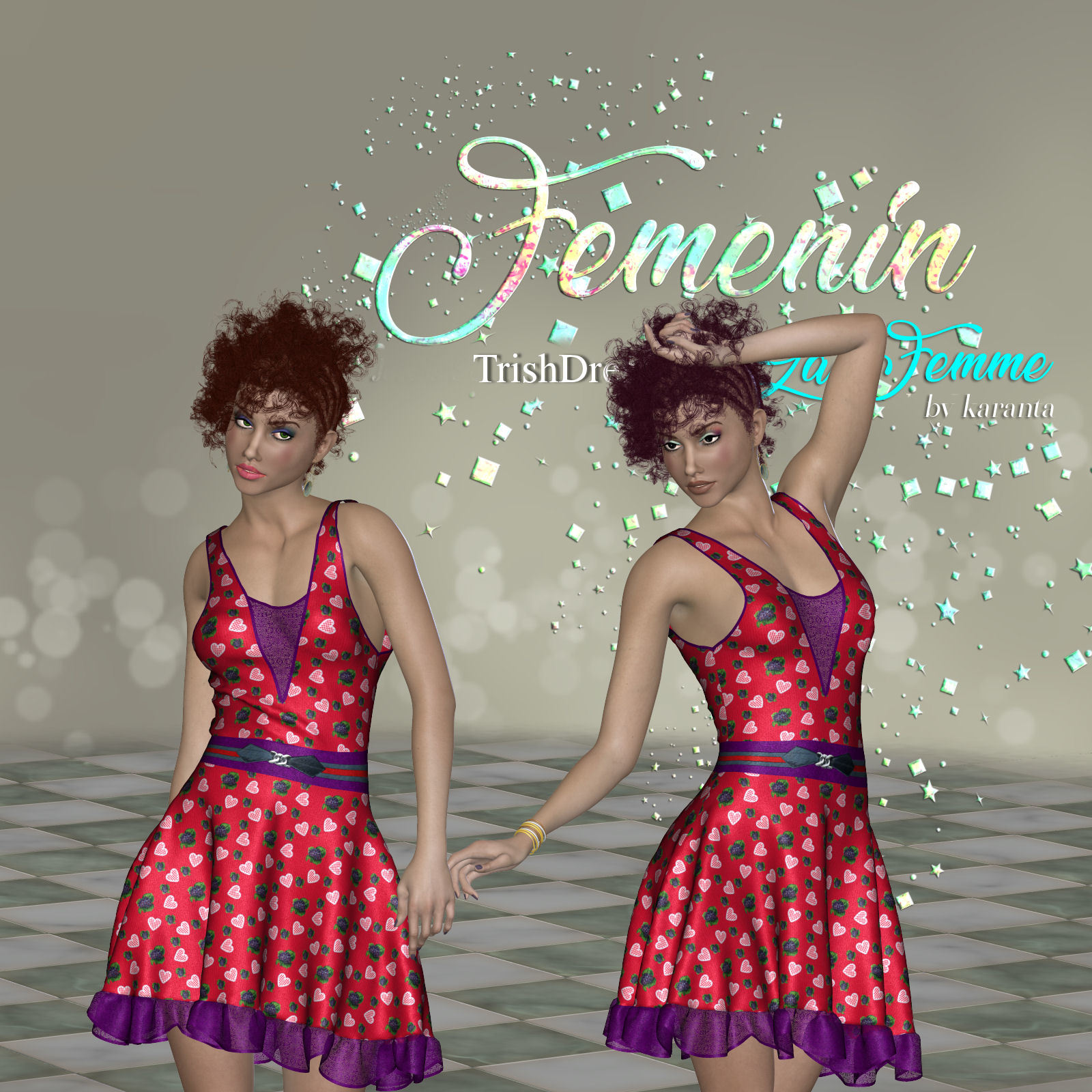DA-Femenin for Trish Dress by N/A
