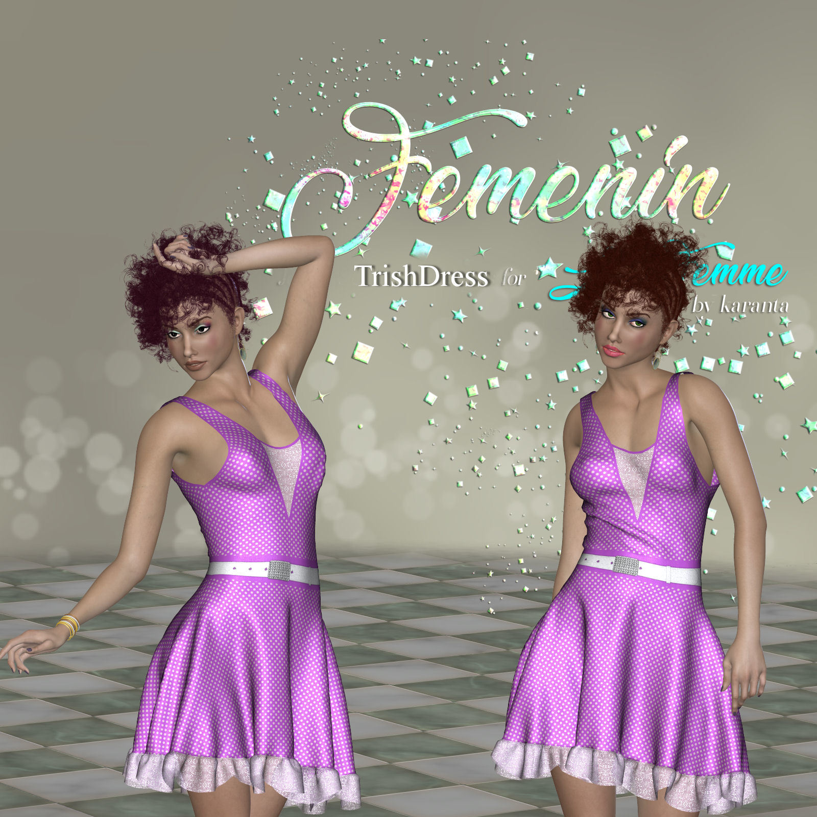DA-Femenin for Trish Dress by N/A
