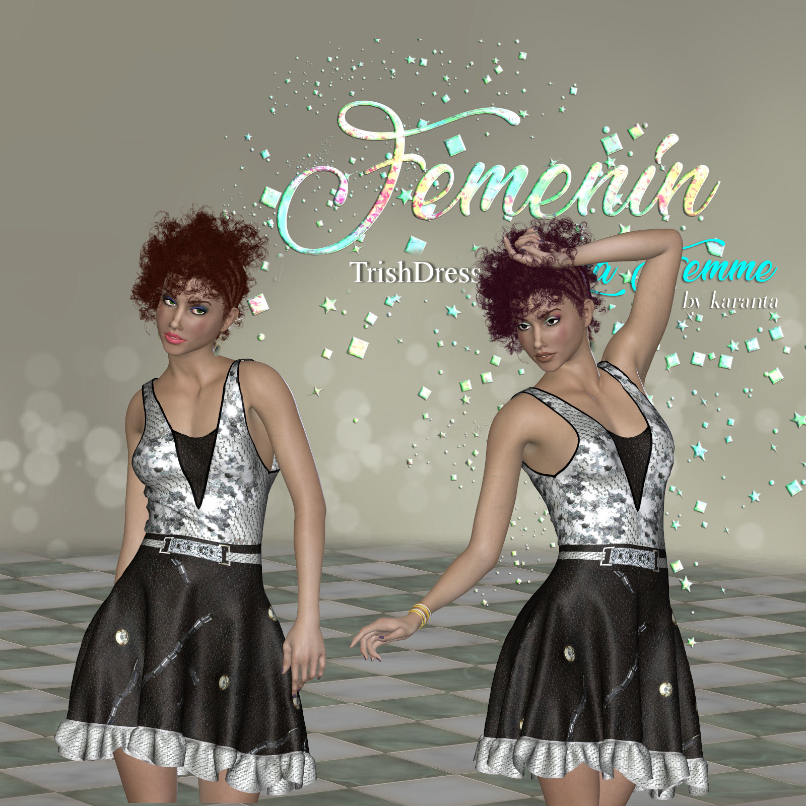 DA-Femenin for Trish Dress by N/A