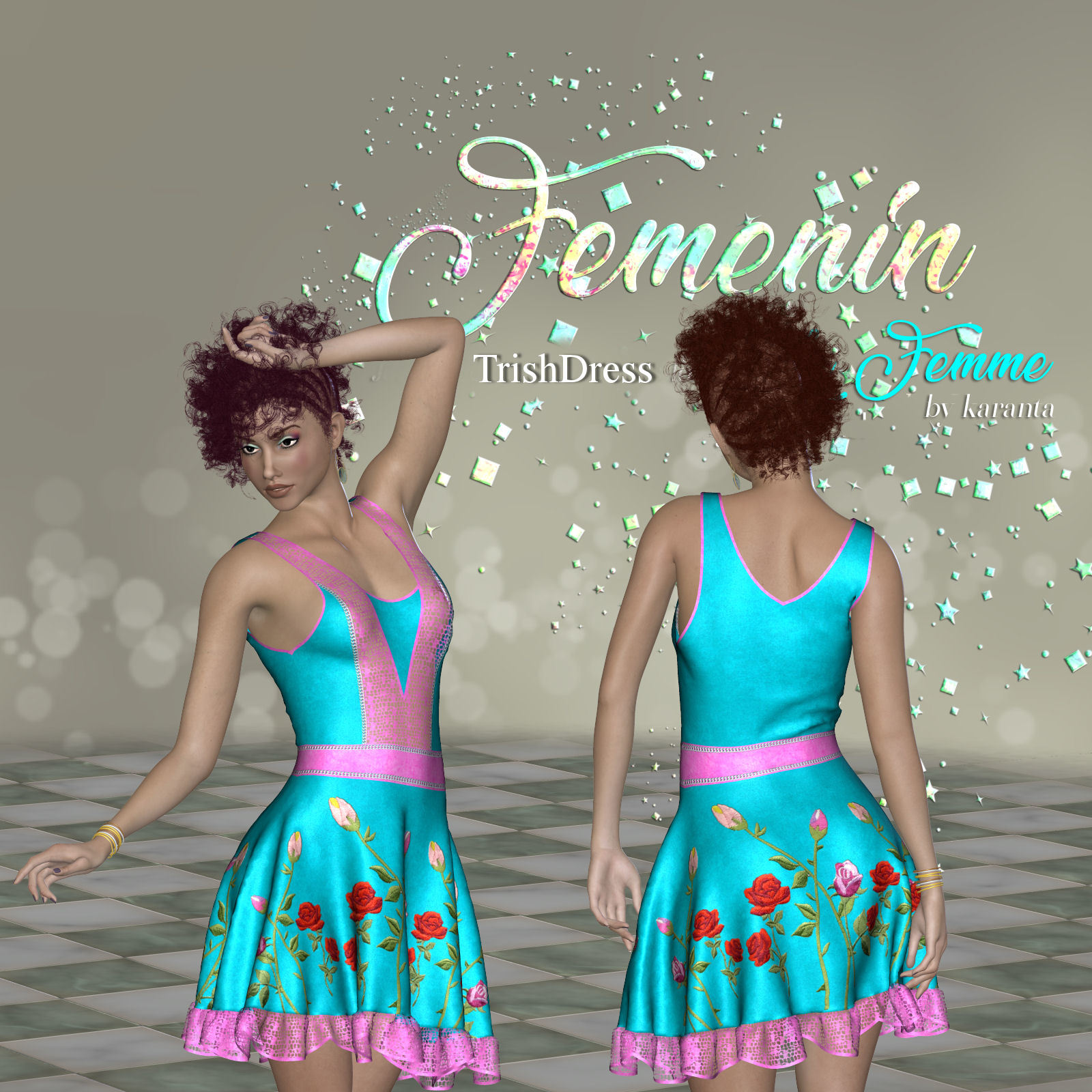 DA-Femenin for Trish Dress by N/A