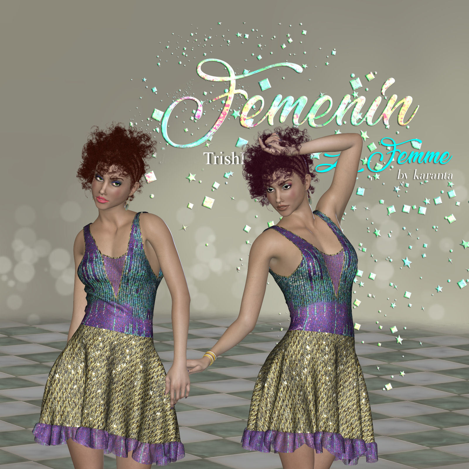 DA-Femenin for Trish Dress by N/A