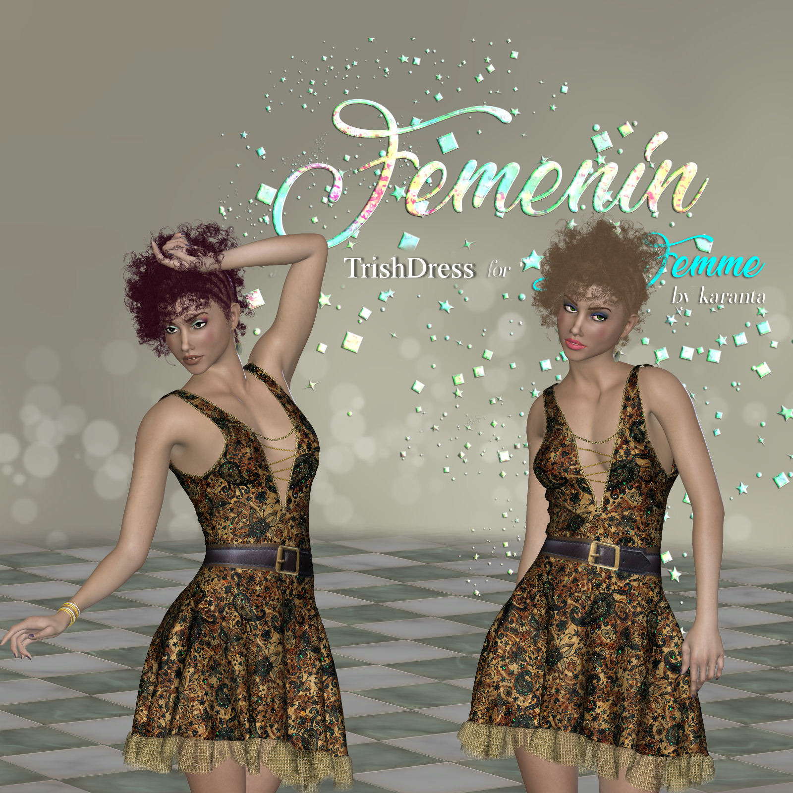 DA-Femenin for Trish Dress by N/A