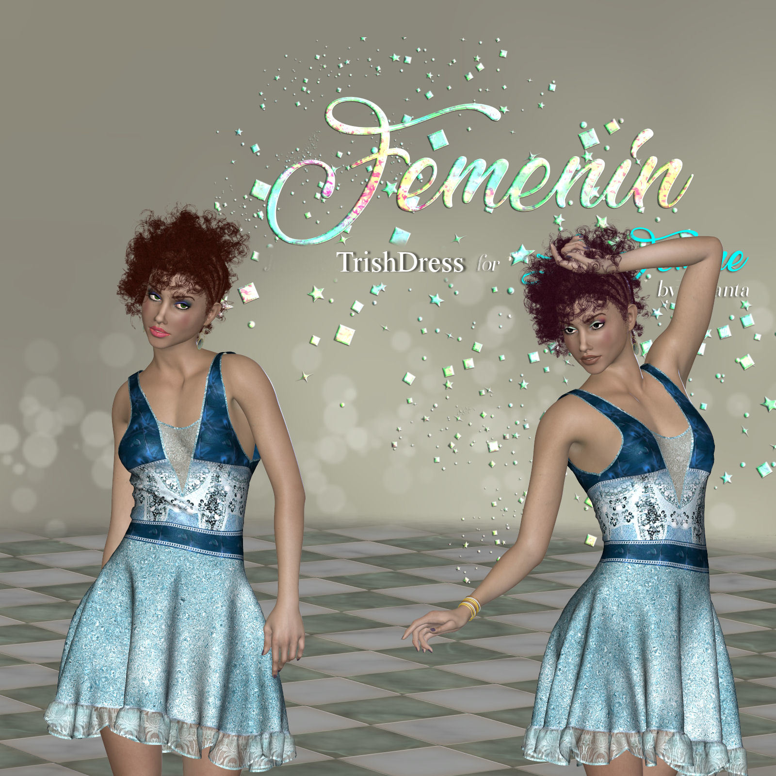 DA-Femenin for Trish Dress by N/A