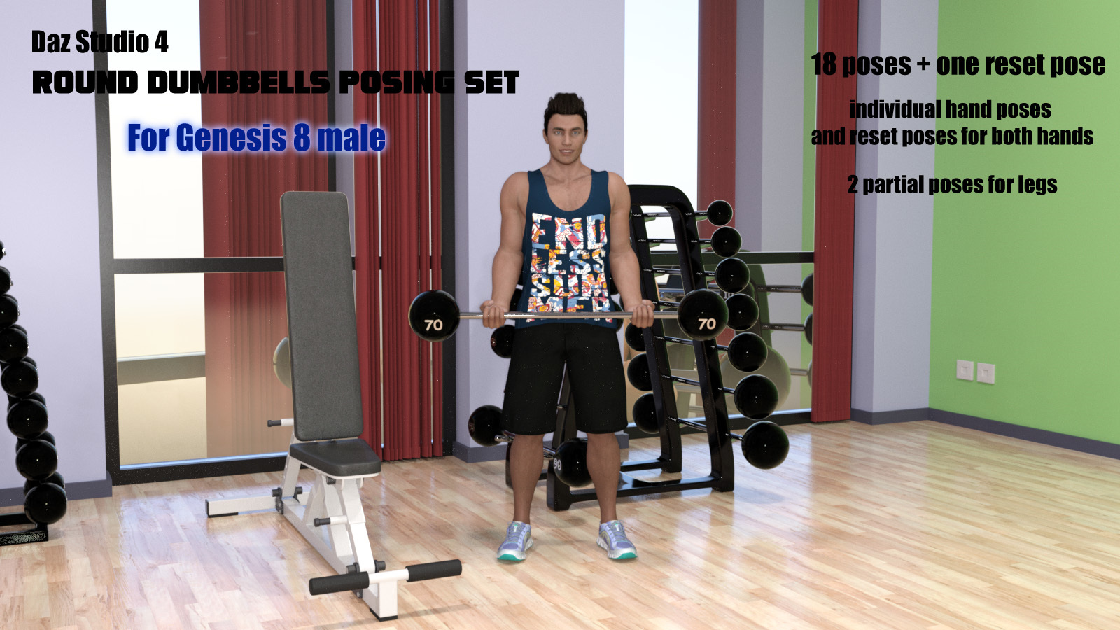 Workout pose set for G8M by N/A