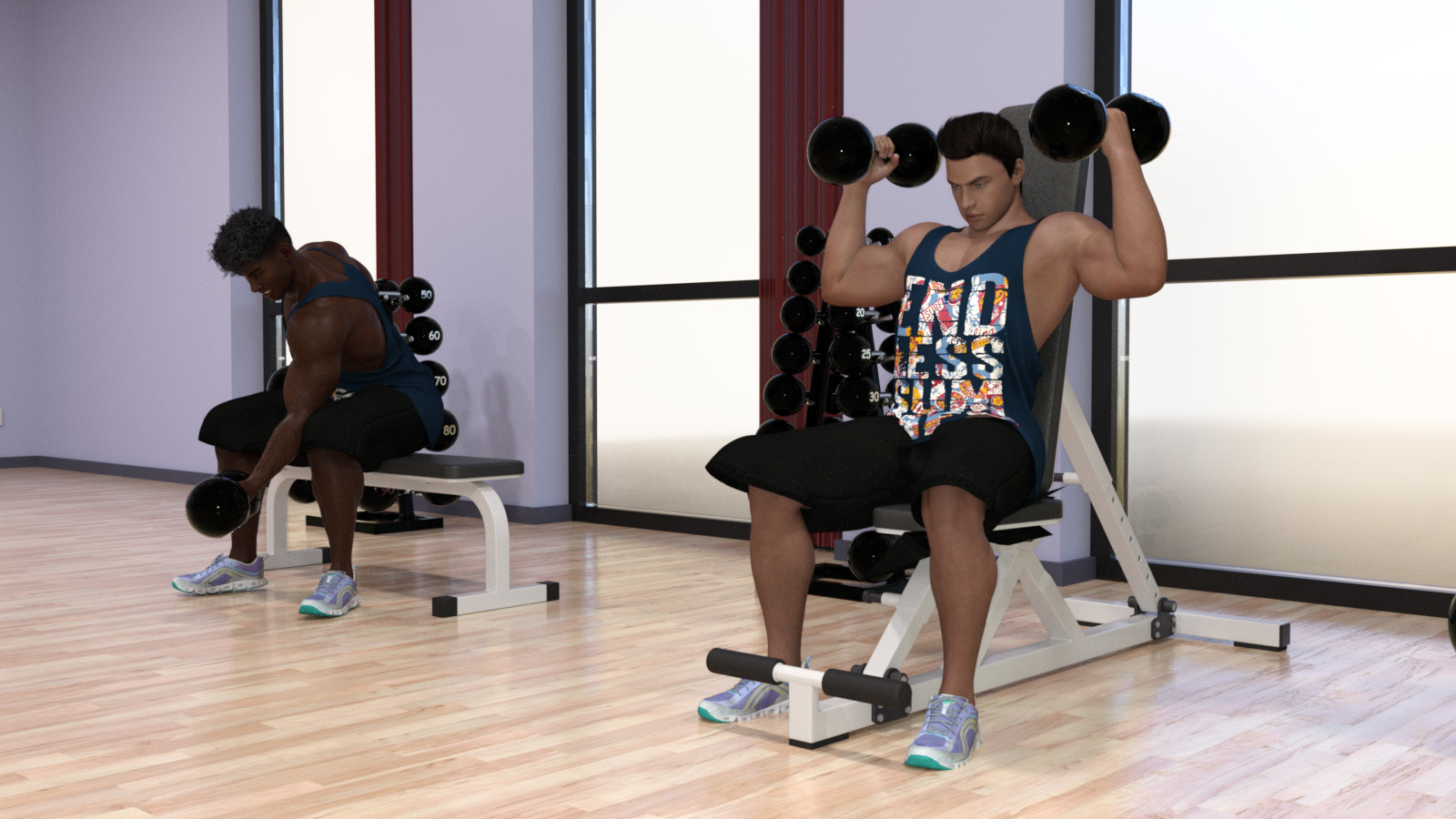 Workout pose set for G8M by N/A