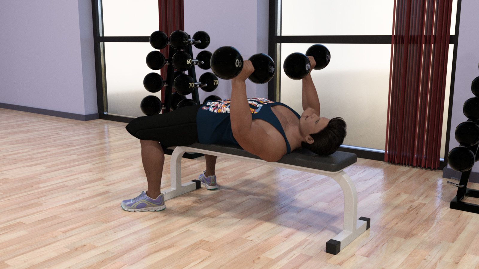 Workout pose set for G8M by N/A