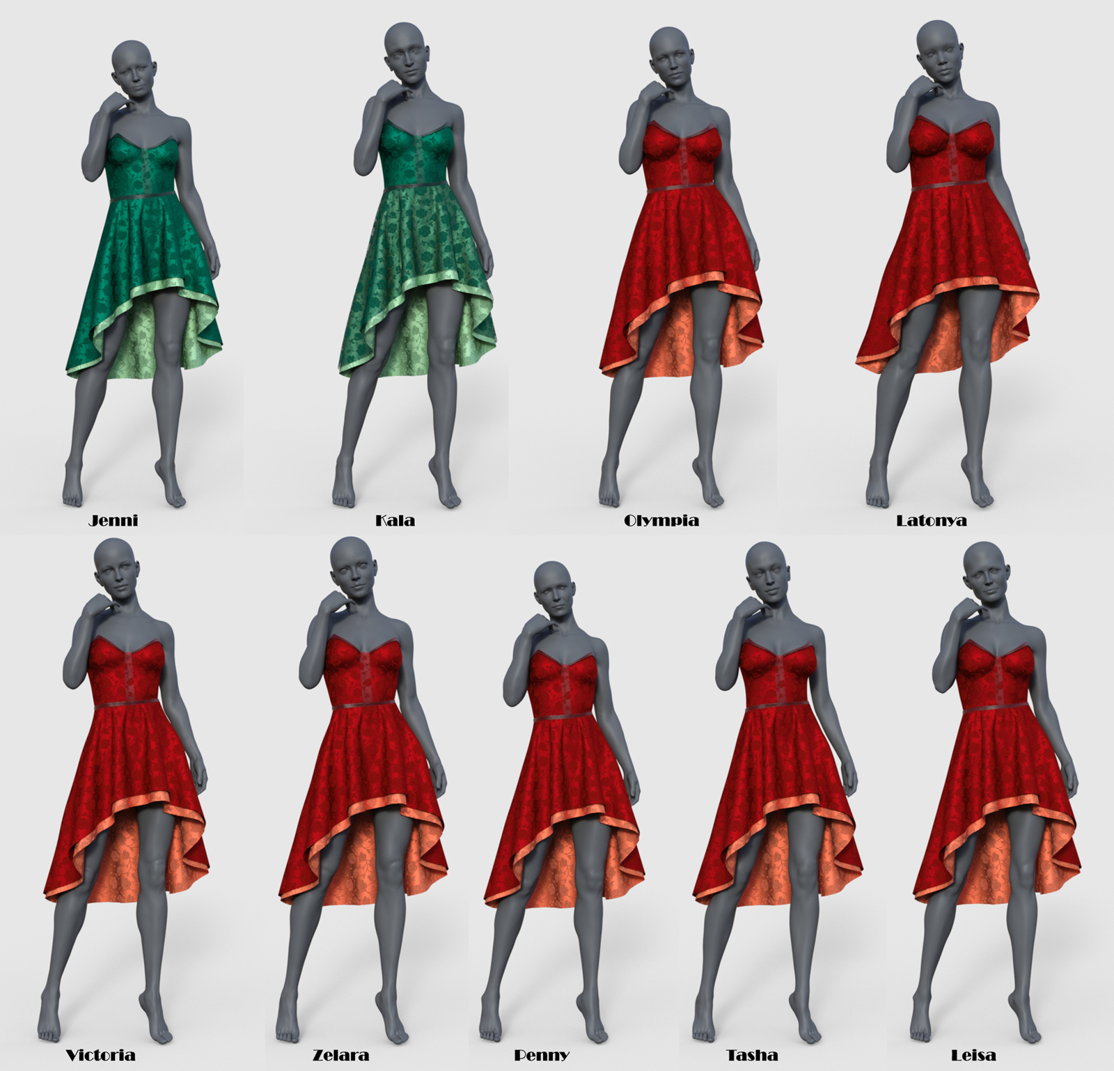 Carla Dress for G8F by N/A