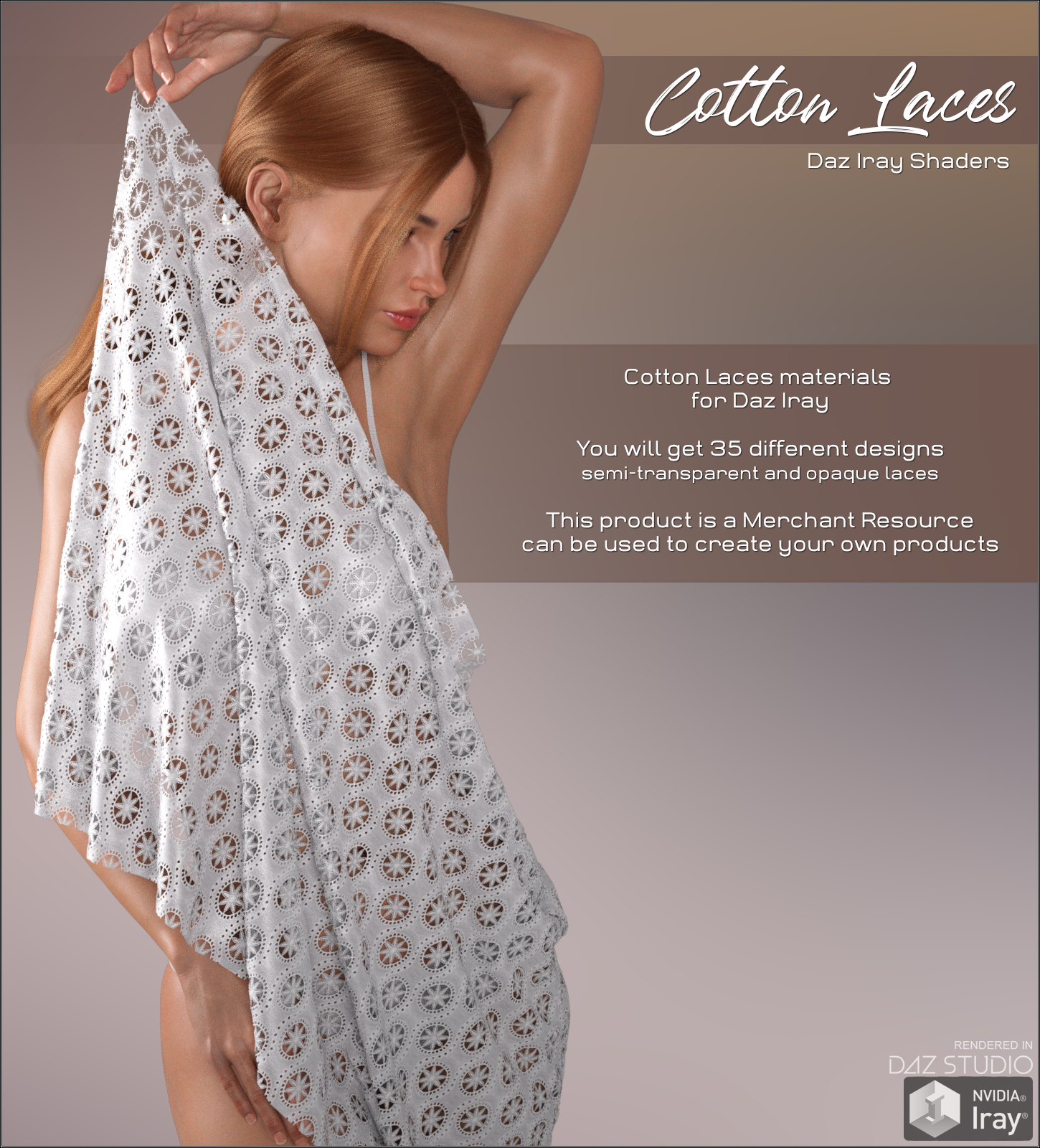 Daz Iray - Cotton Laces by N/A