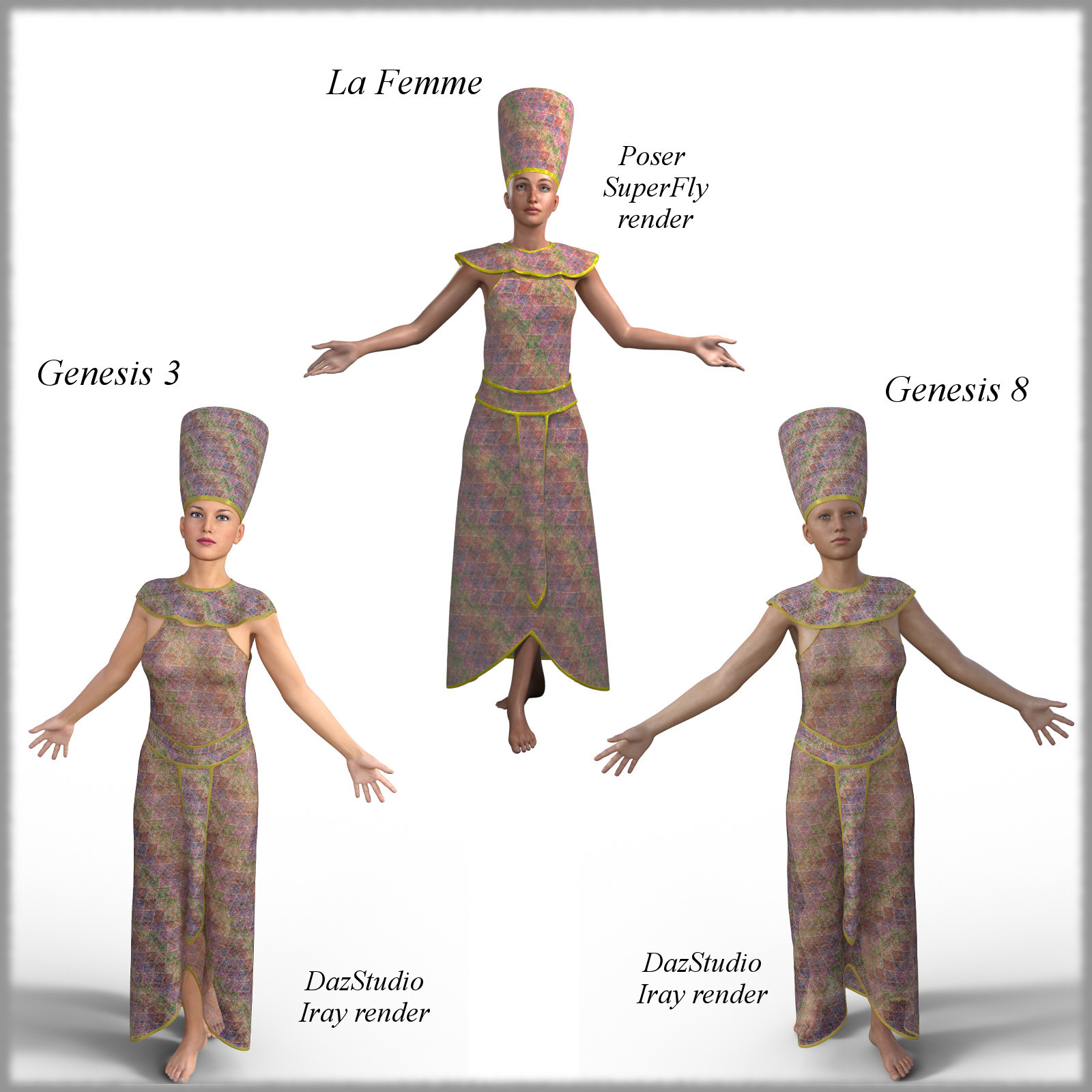 TheEgyptianQueen for La Femme, G8 and G3 by N/A