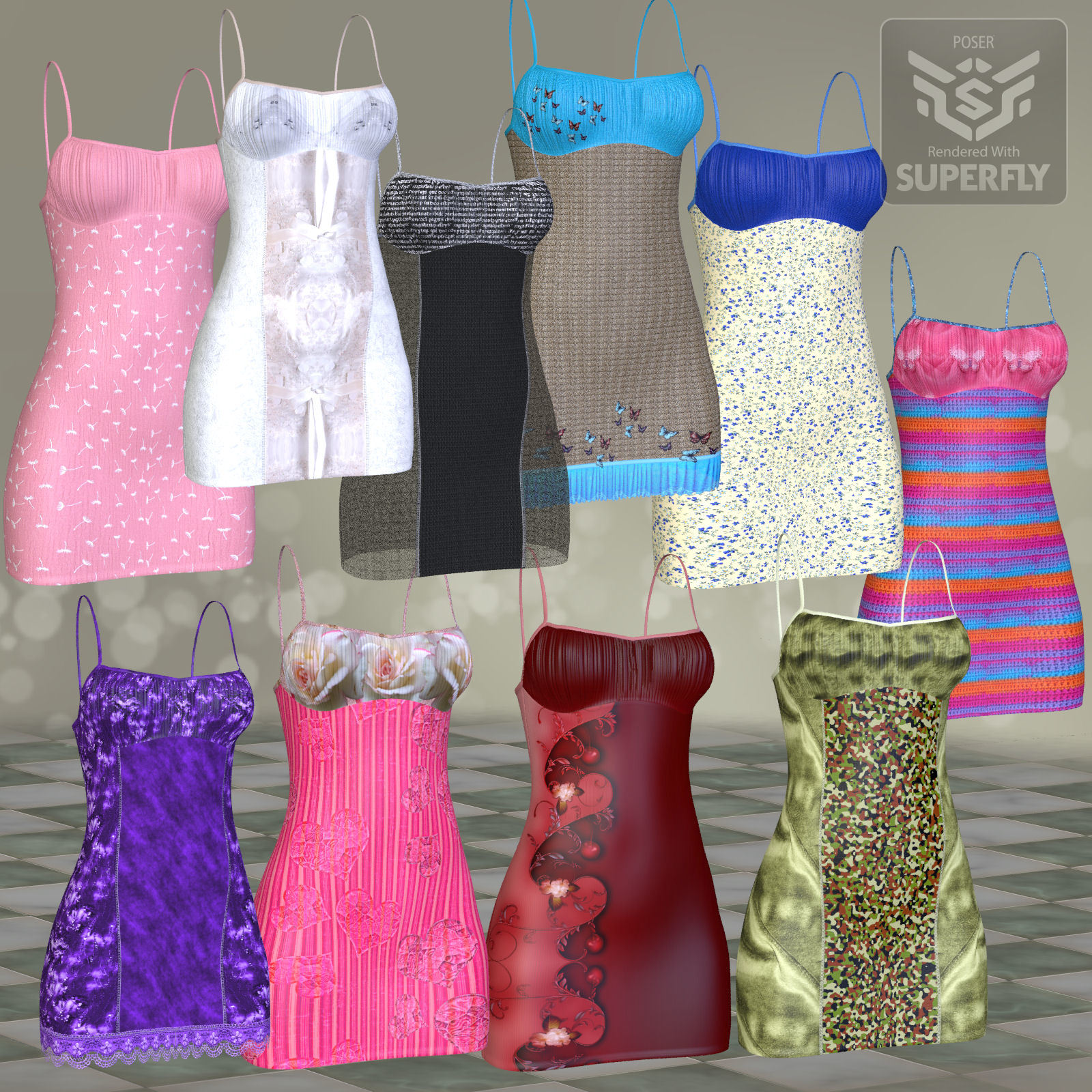 DA-Femenin Form-Fitting Dress by N/A
