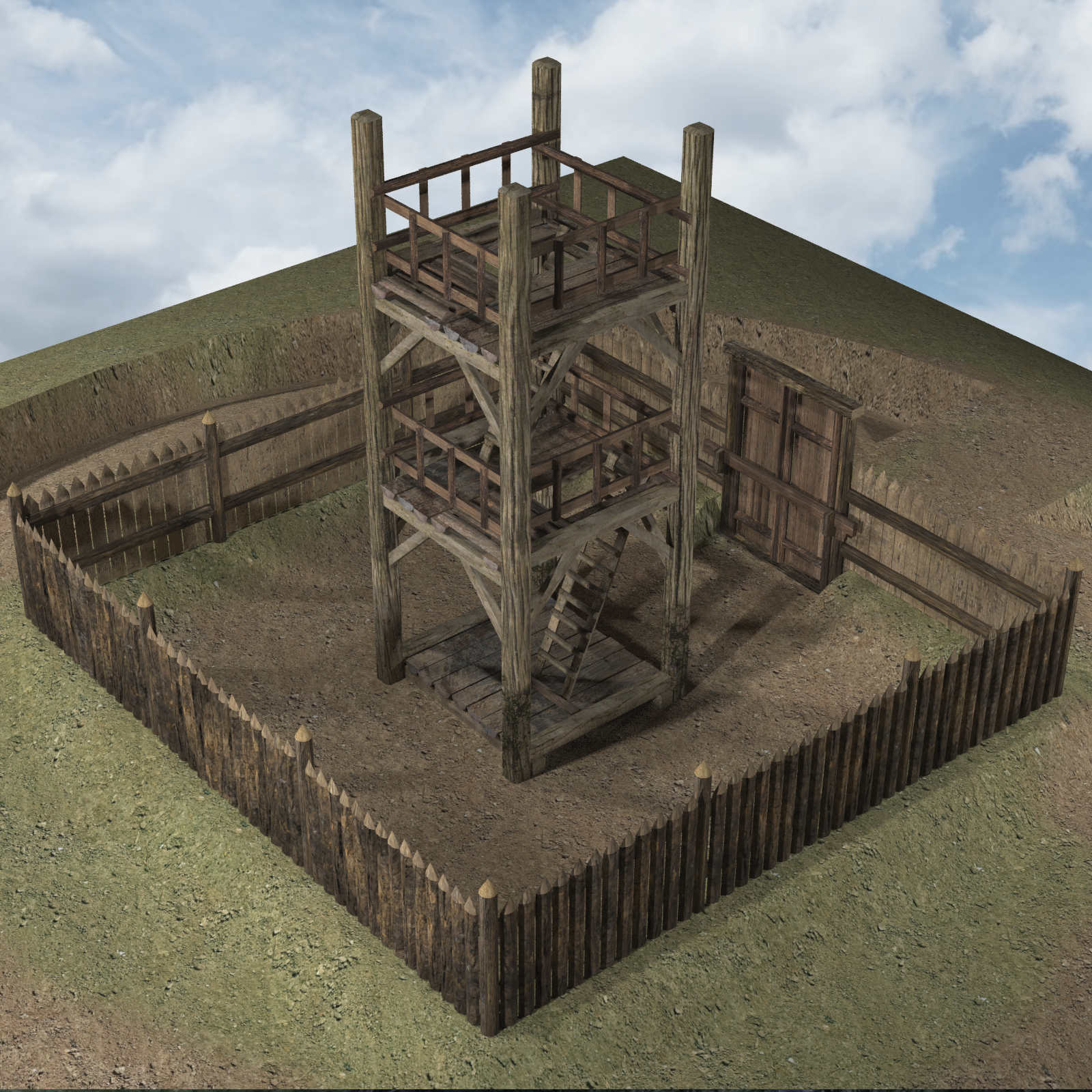Roman Watchtower by N/A