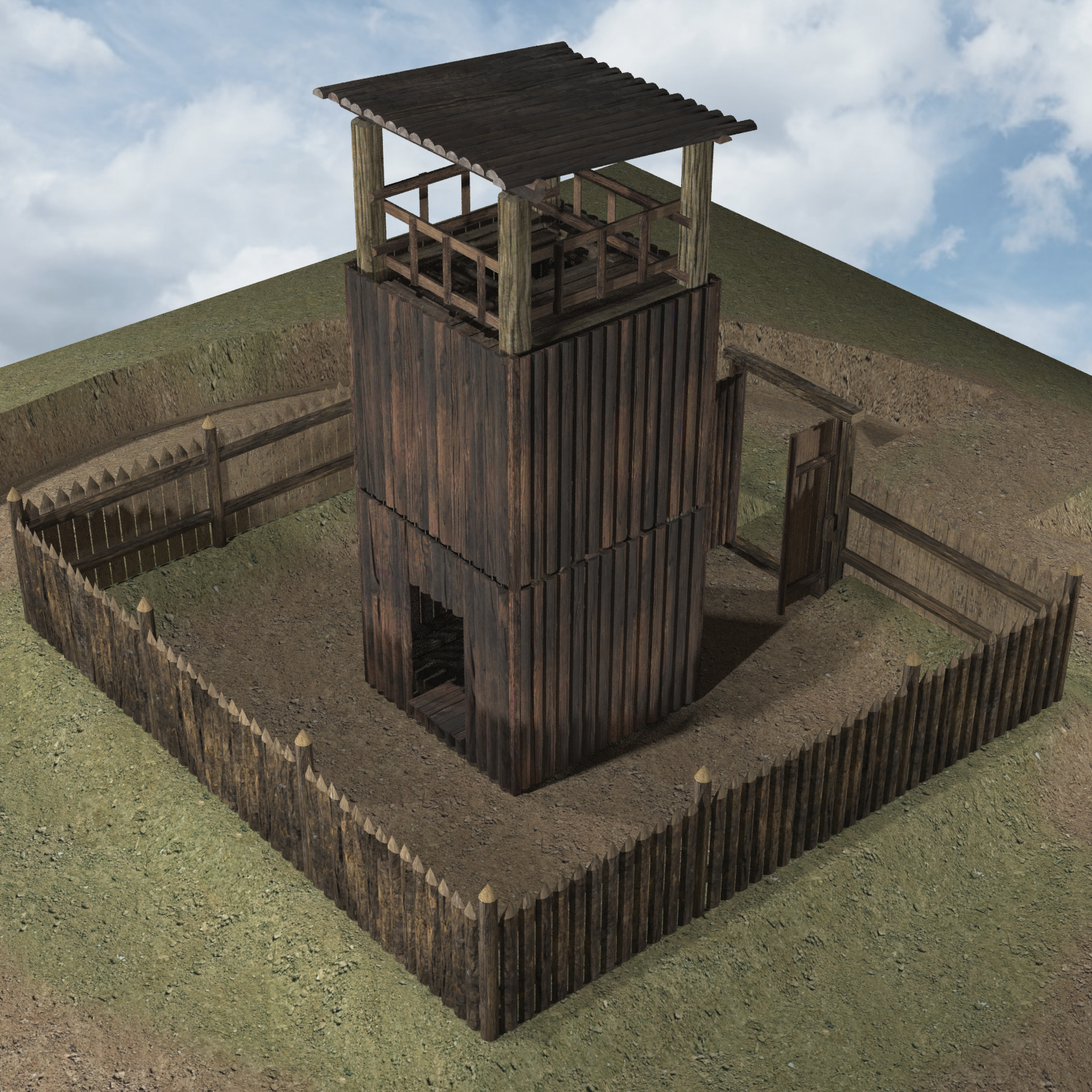 Roman Watchtower by N/A