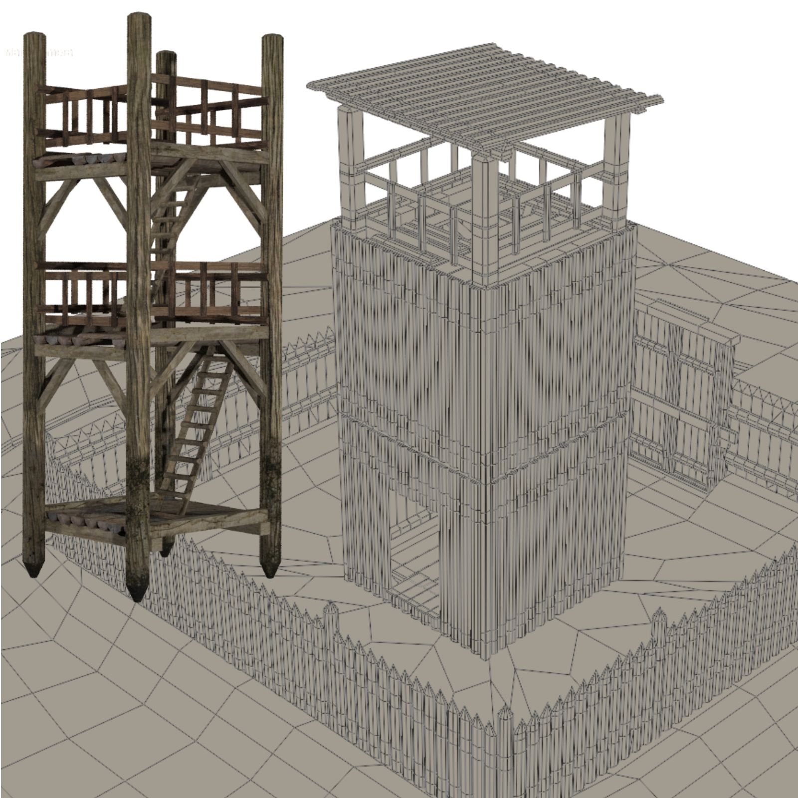 Roman Watchtower by N/A