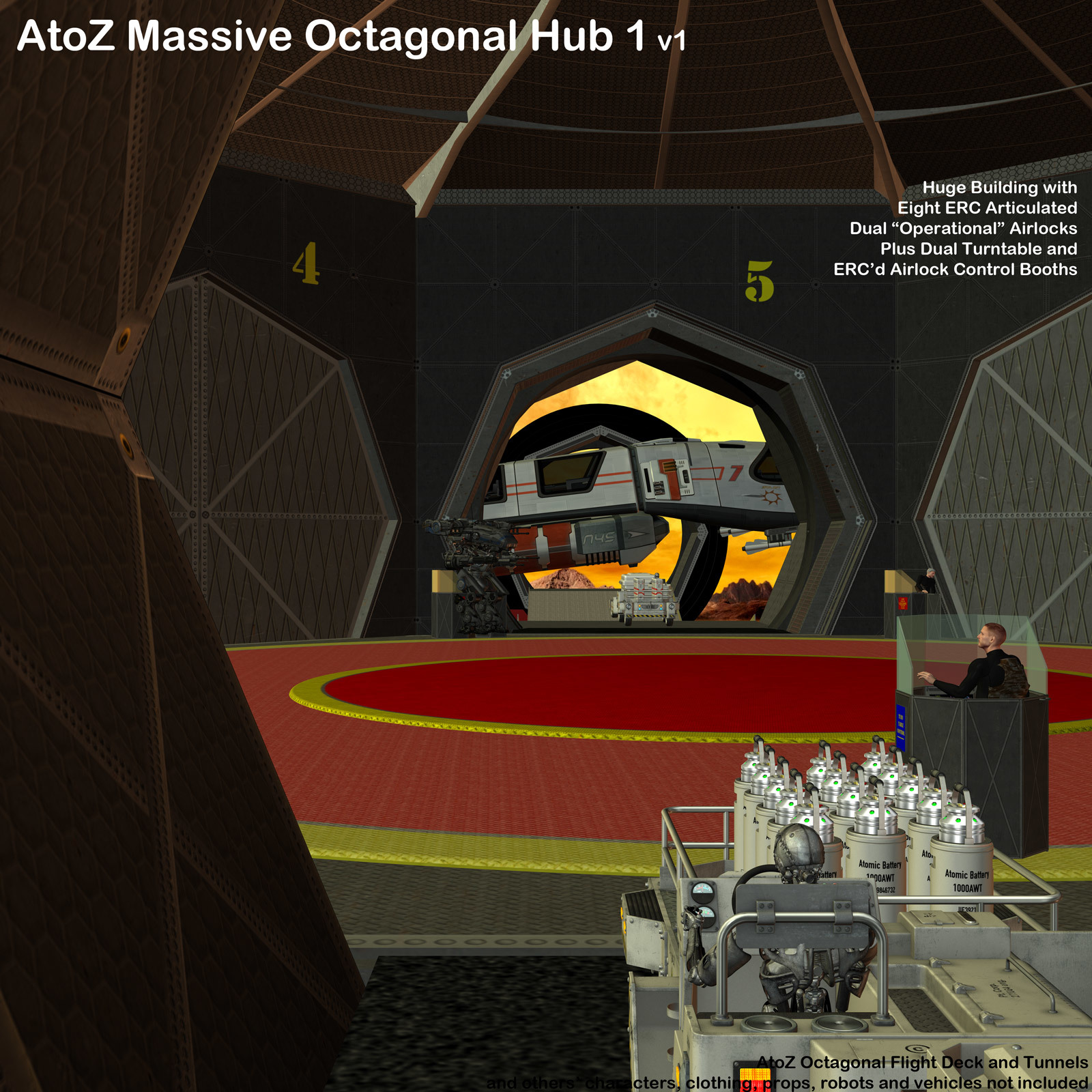 AtoZ Massive Octagonal Hub I v1 by N/A