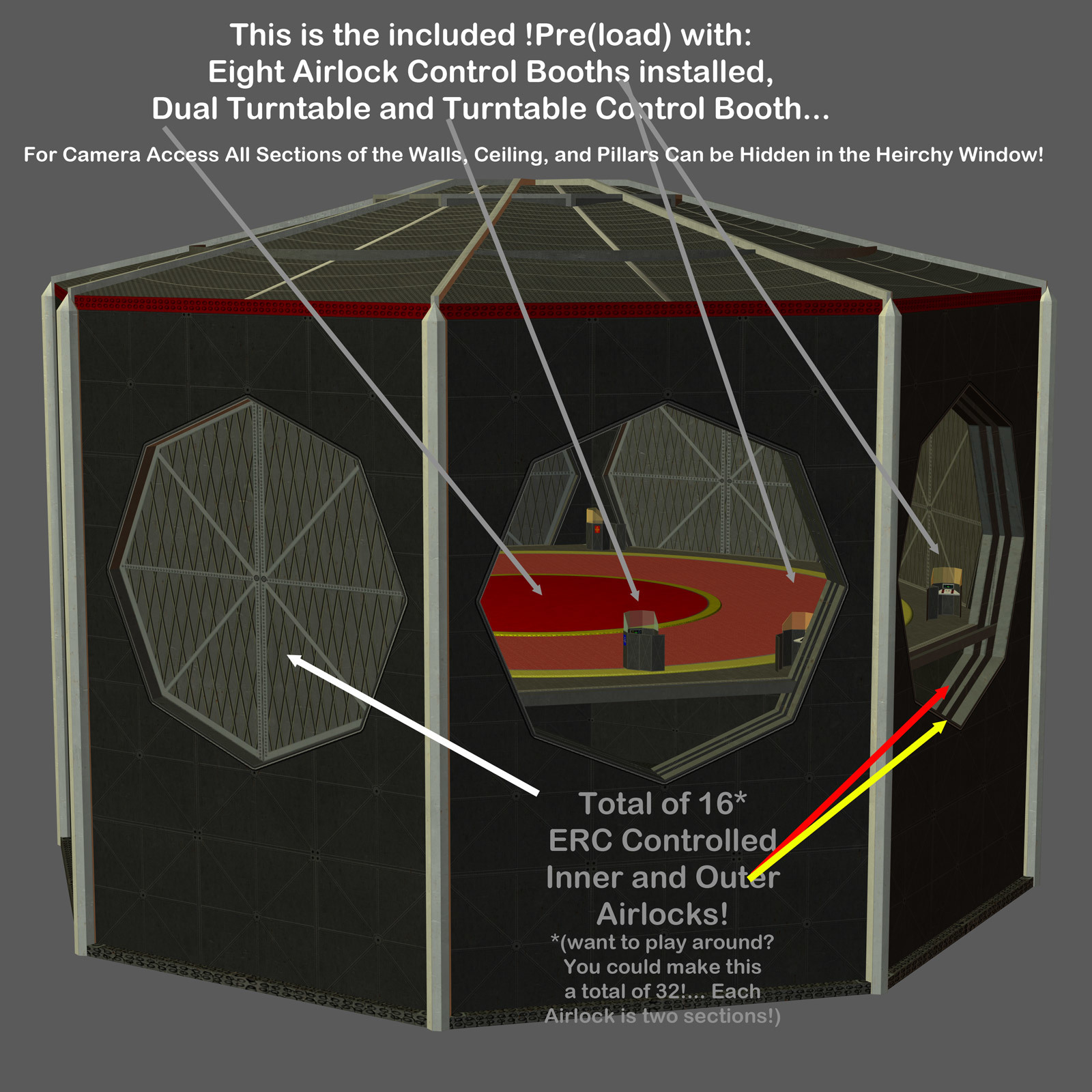 AtoZ Massive Octagonal Hub I v1 by N/A