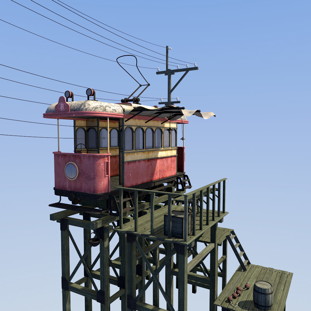 Abandoned station for Daz Studio by N/A