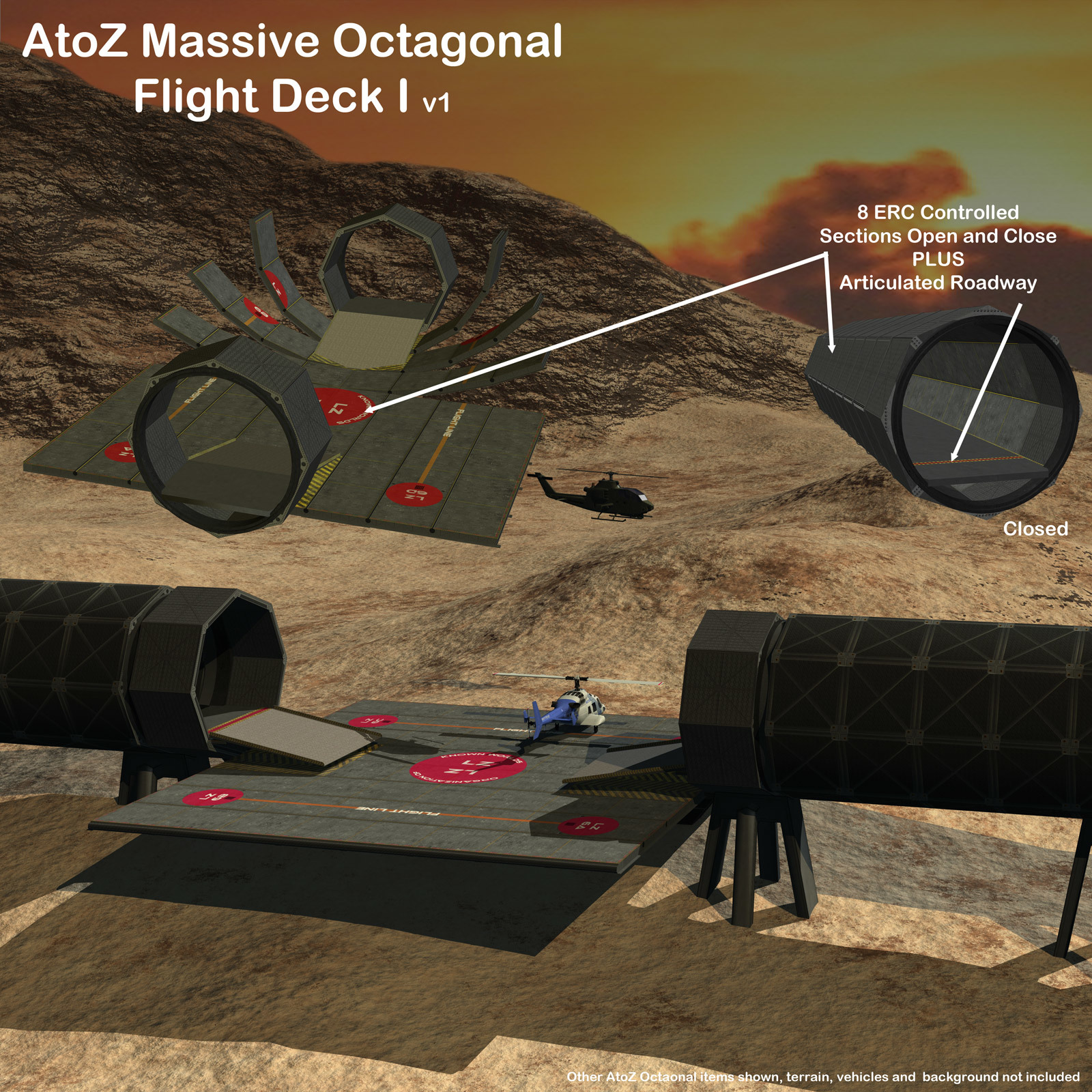 AtoZ Massive Octagonal Series #4 Flight Deck I v1 by N/A