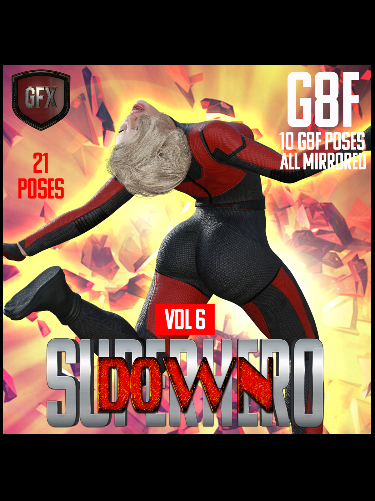 SuperHero Down Bundle 2 for G8F by N/A