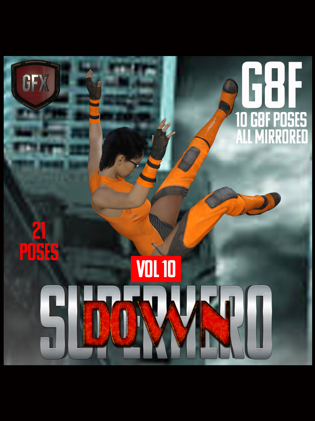 SuperHero Down Bundle 2 for G8F by N/A