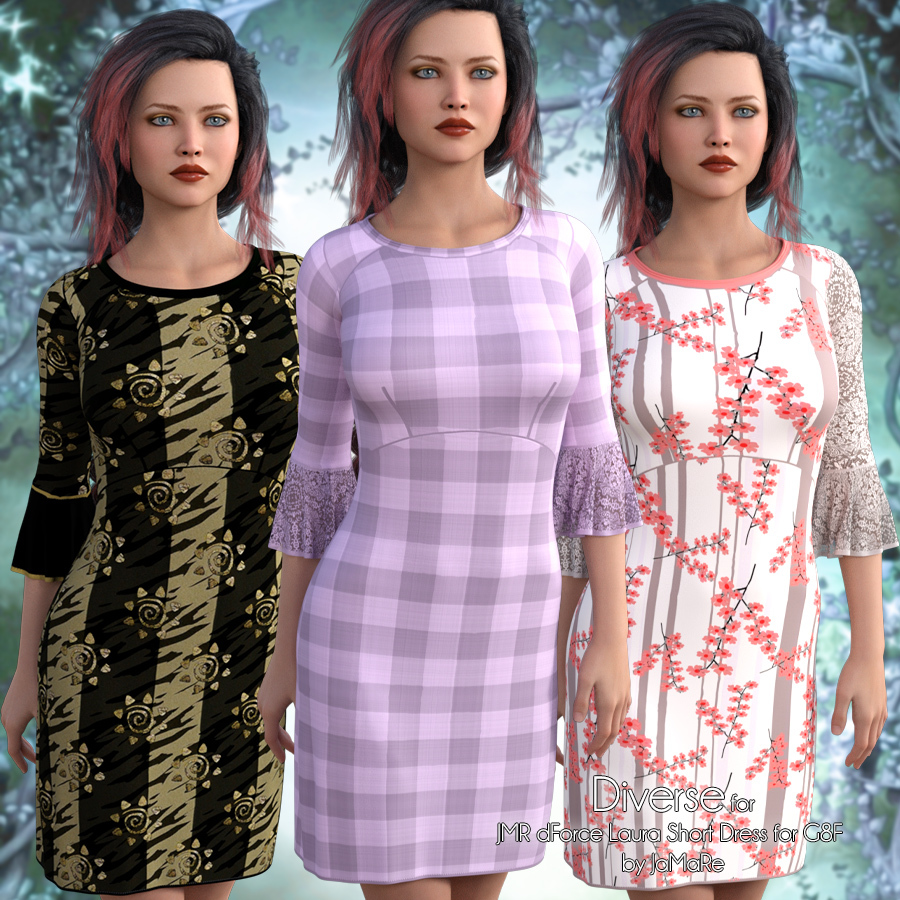 Diverse for Laura Short Dress by N/A