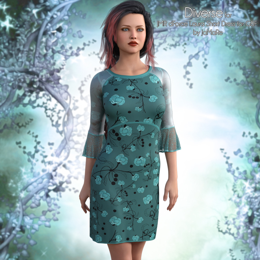 Diverse for Laura Short Dress by N/A