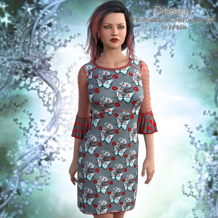 Diverse for Laura Short Dress by N/A