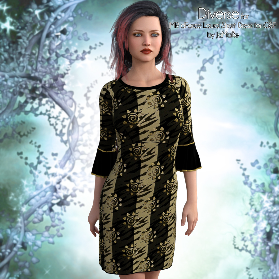 Diverse for Laura Short Dress by N/A
