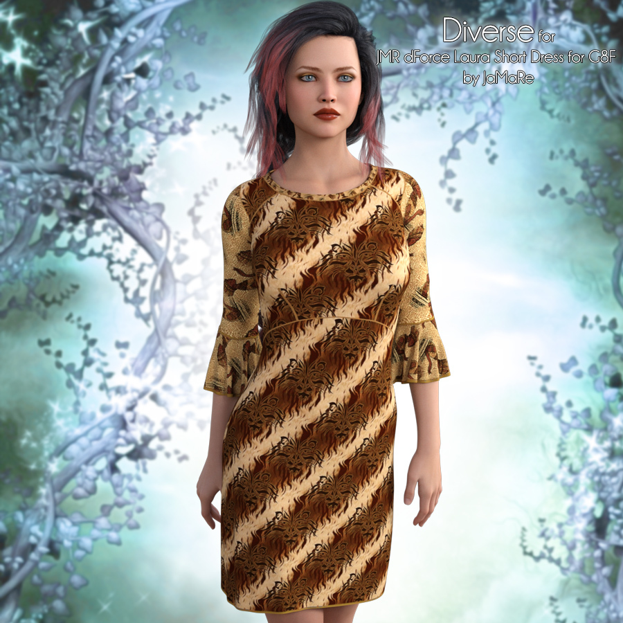 Diverse for Laura Short Dress by N/A