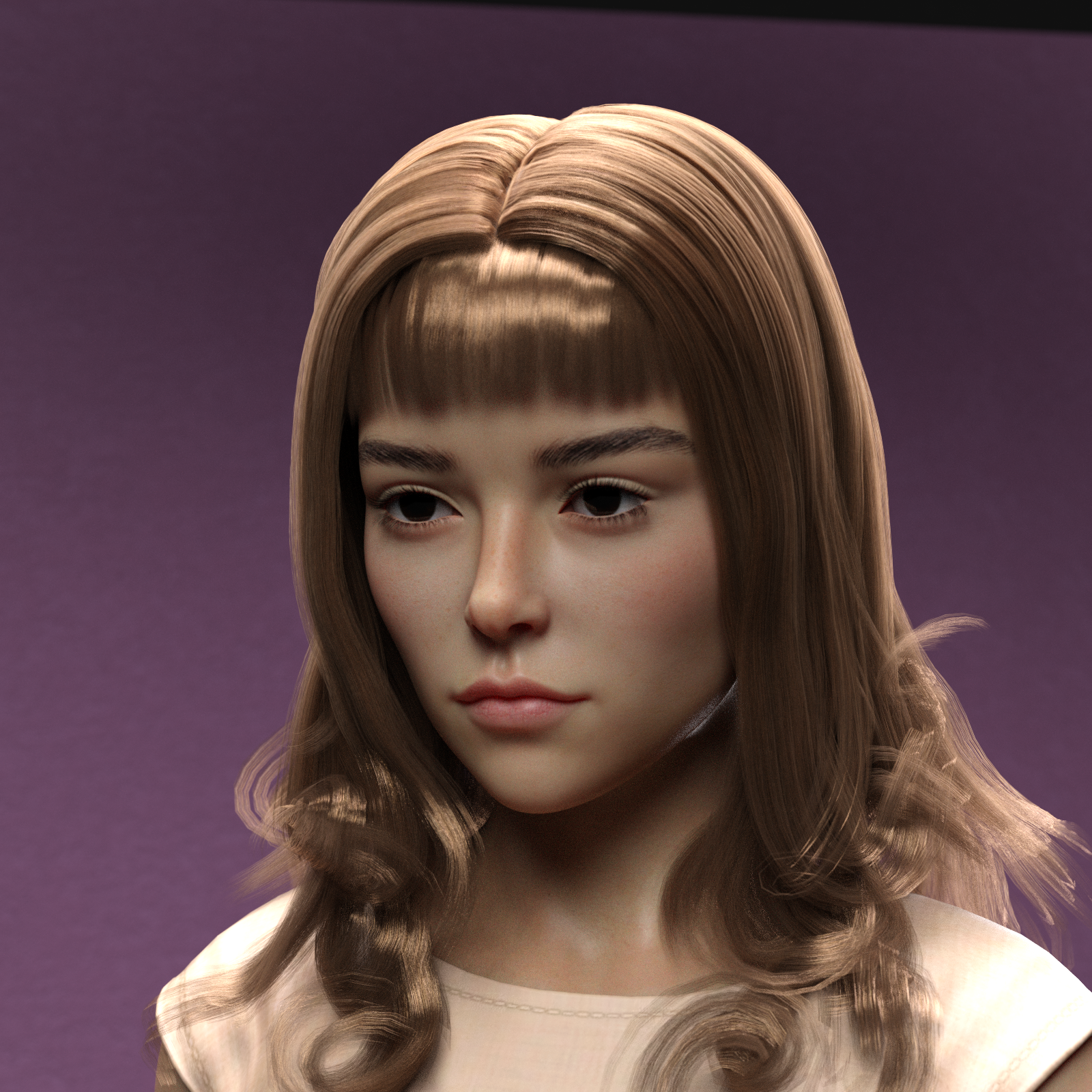 Long wavy hairforGenesis8Females by N/A
