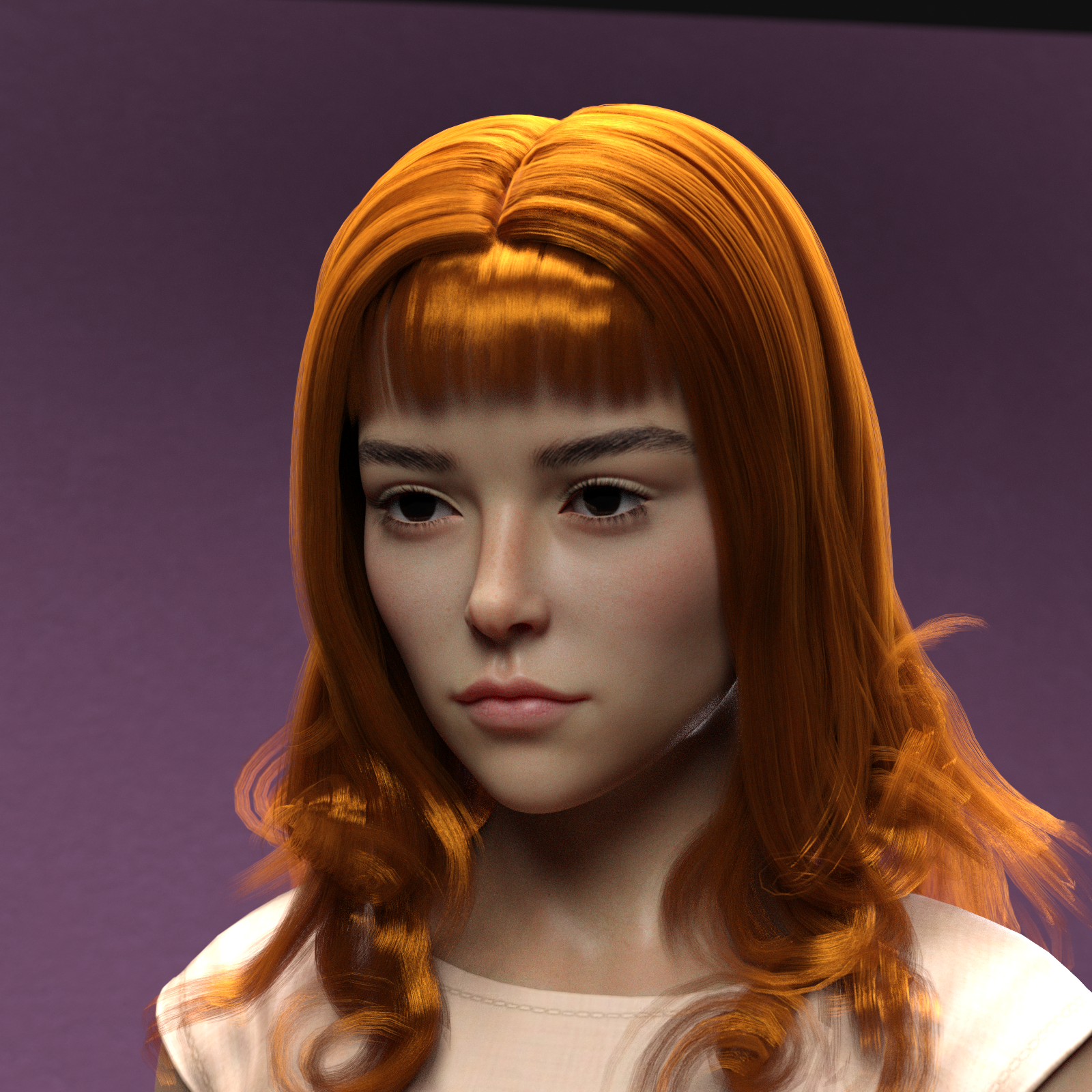 Long wavy hairforGenesis8Females by N/A