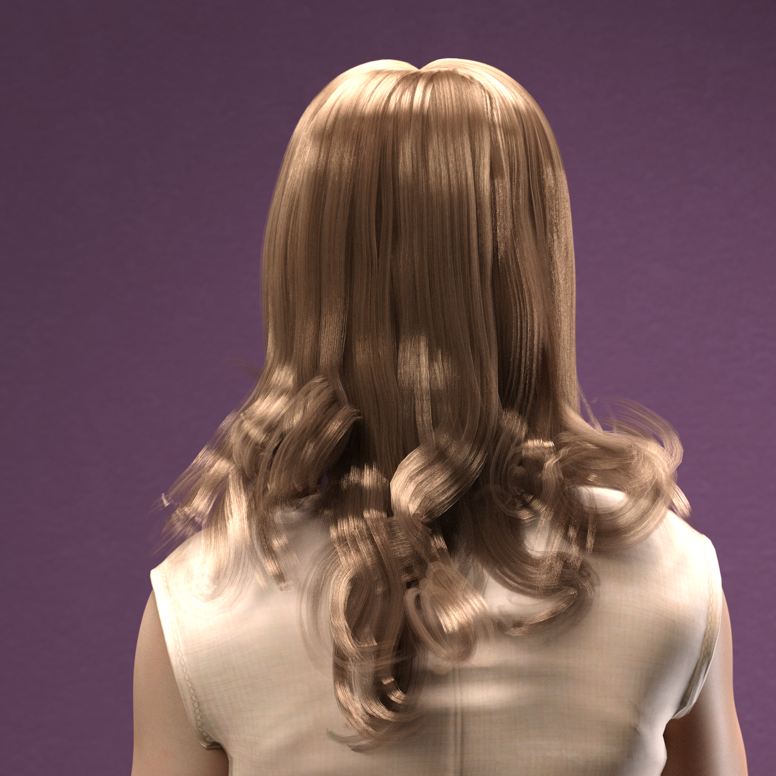 Long wavy hairforGenesis8Females by N/A