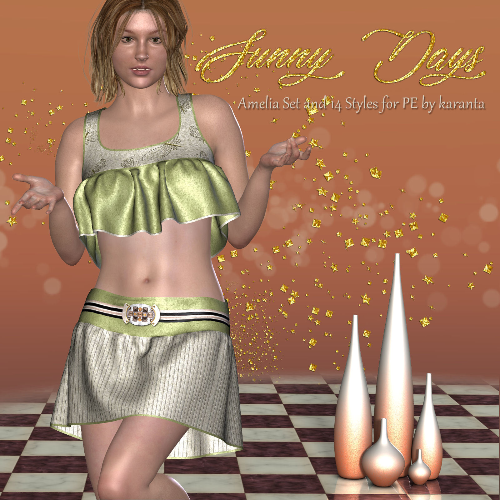 DA-SunnyDays for AmeliaSet and 14 Styles for PE by karanta by N/A