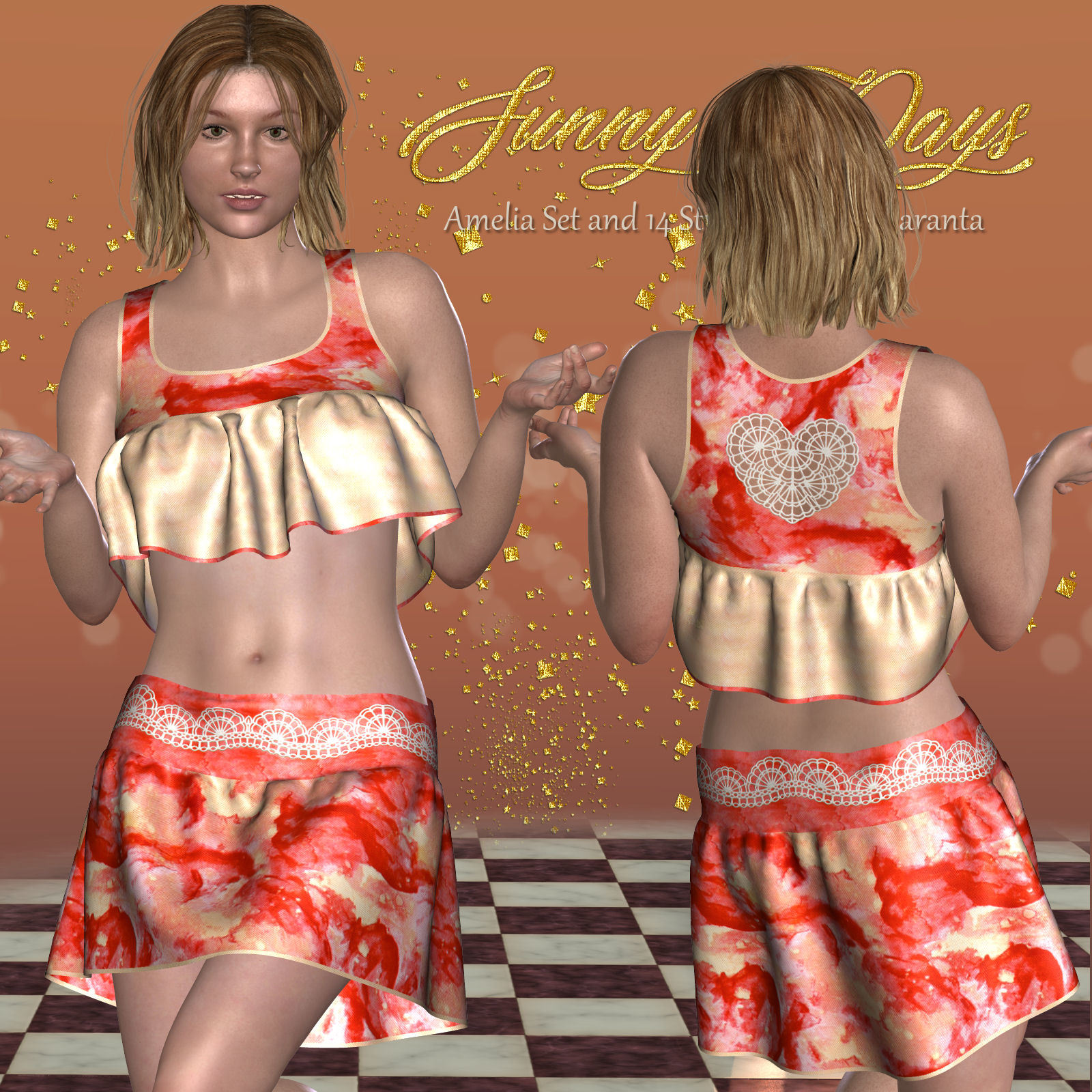 DA-SunnyDays for AmeliaSet and 14 Styles for PE by karanta by N/A