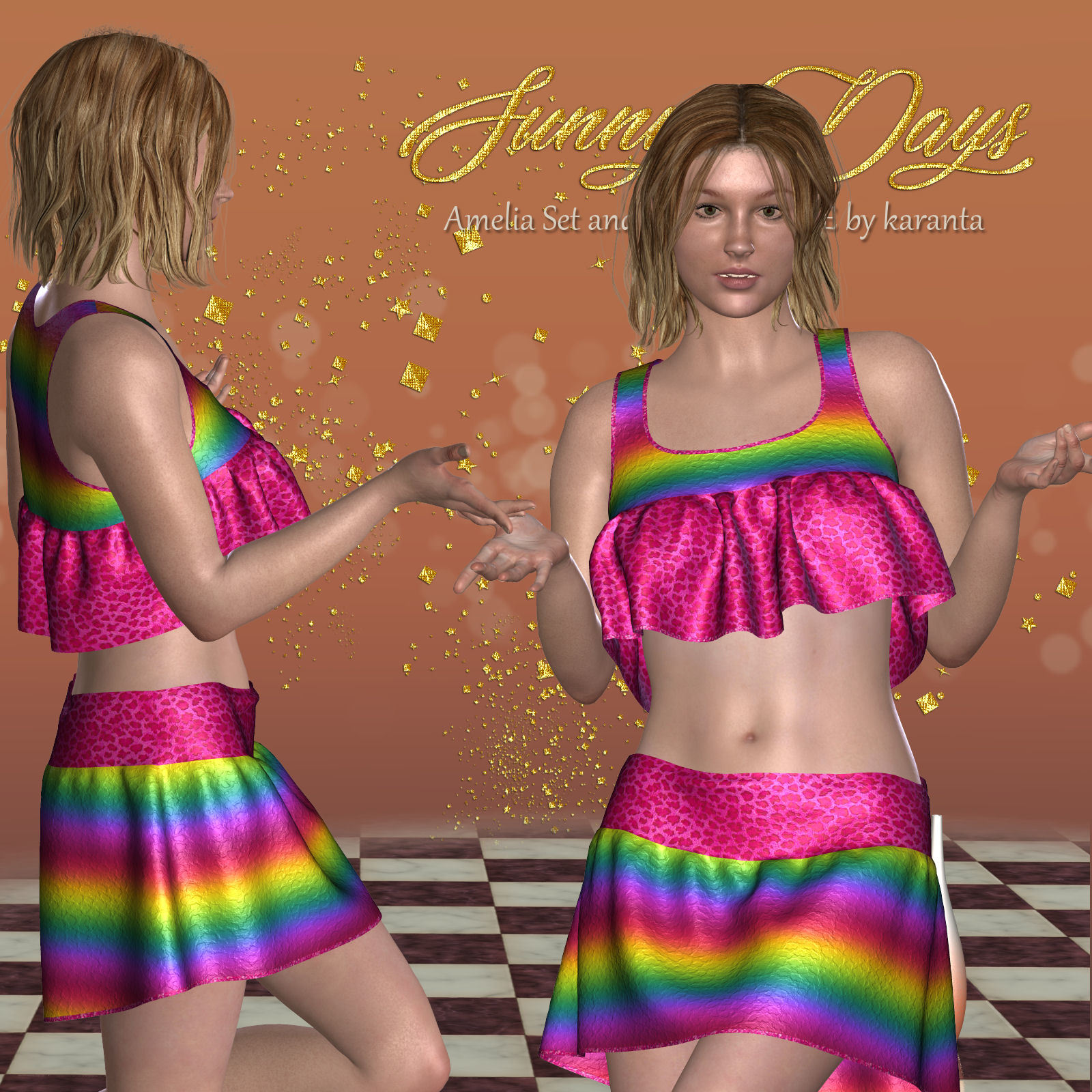 DA-SunnyDays for AmeliaSet and 14 Styles for PE by karanta by N/A