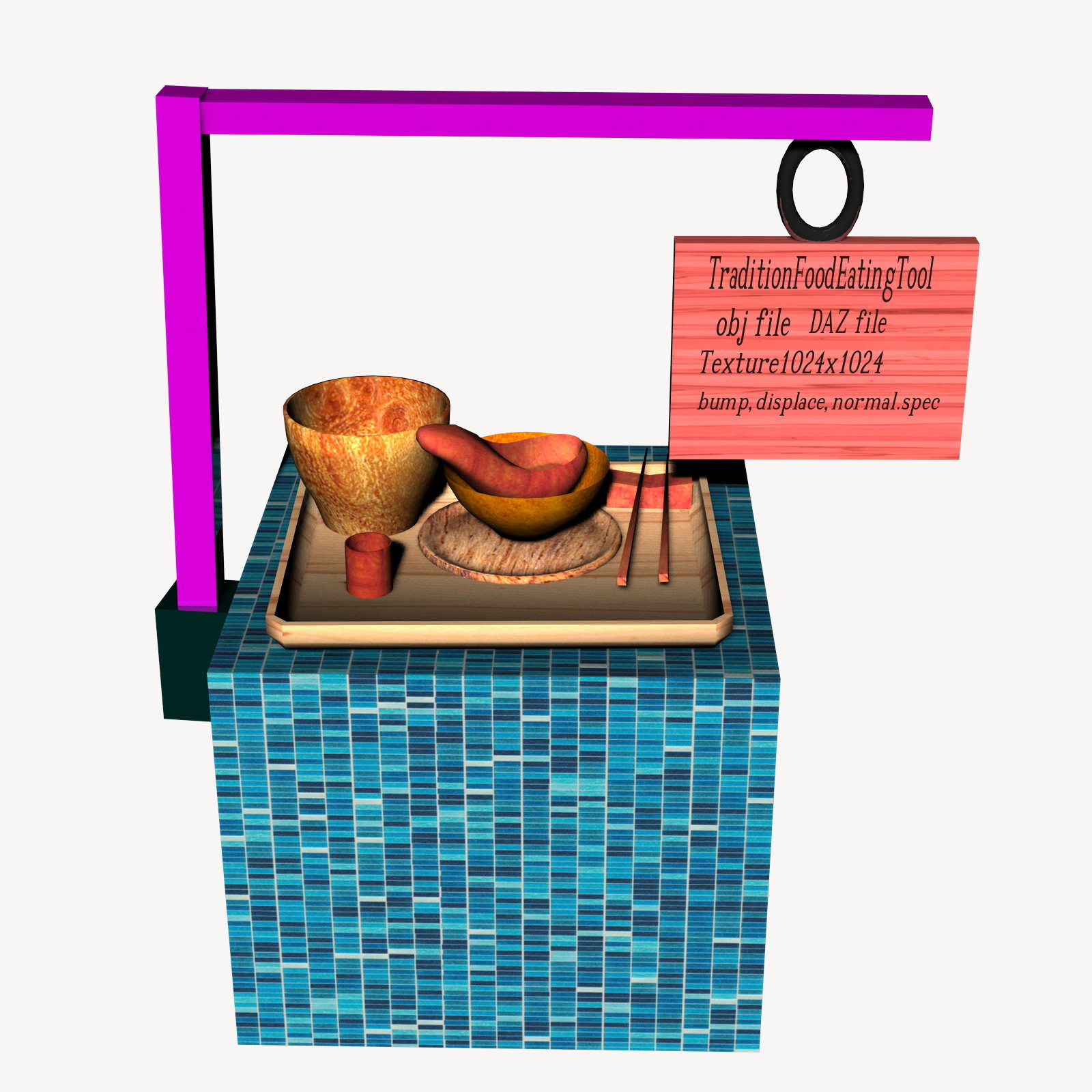 Traditional Food Eating Tools by N/A