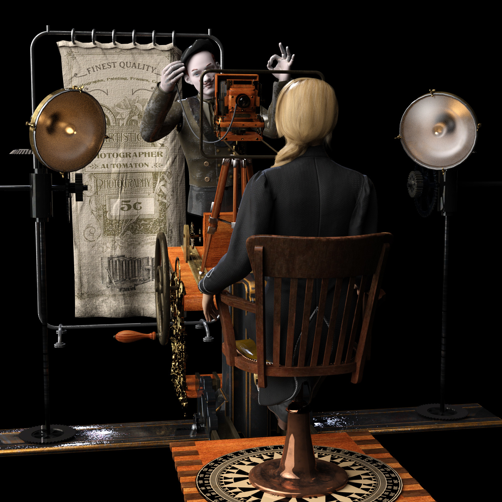 Photographer Automaton Poses for Daz Studio by N/A