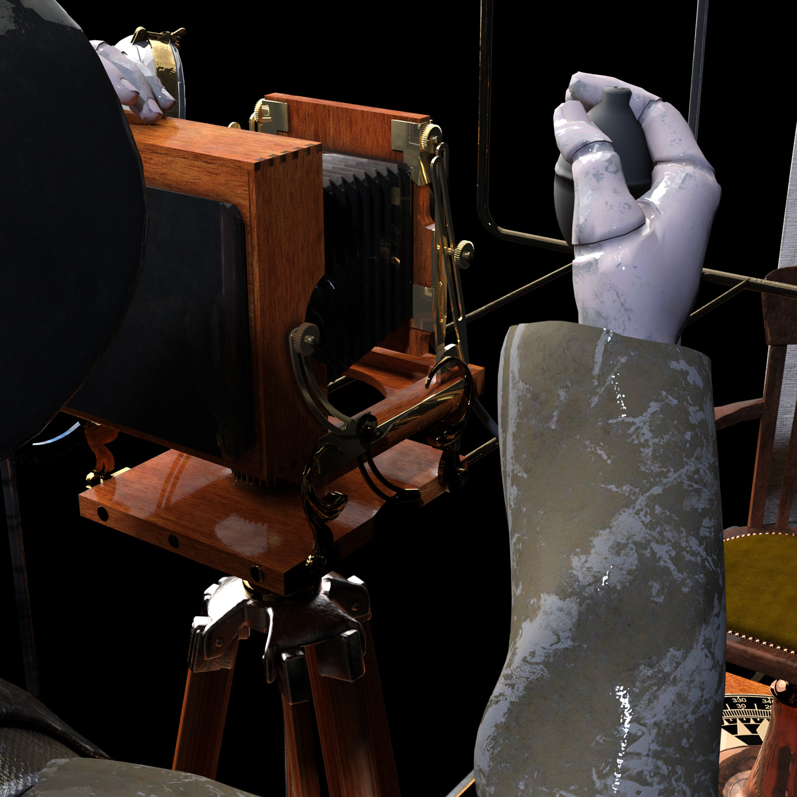 Photographer Automaton Poses for Daz Studio by N/A