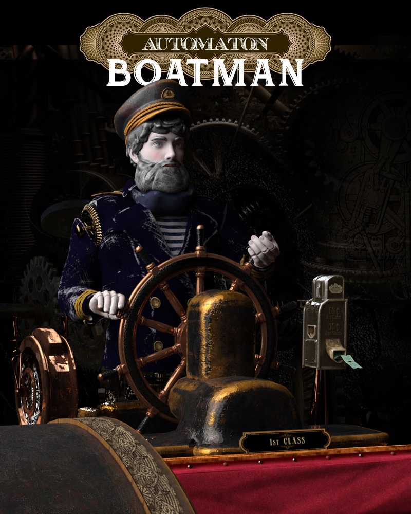 Boatman Automaton for Daz Studio by N/A
