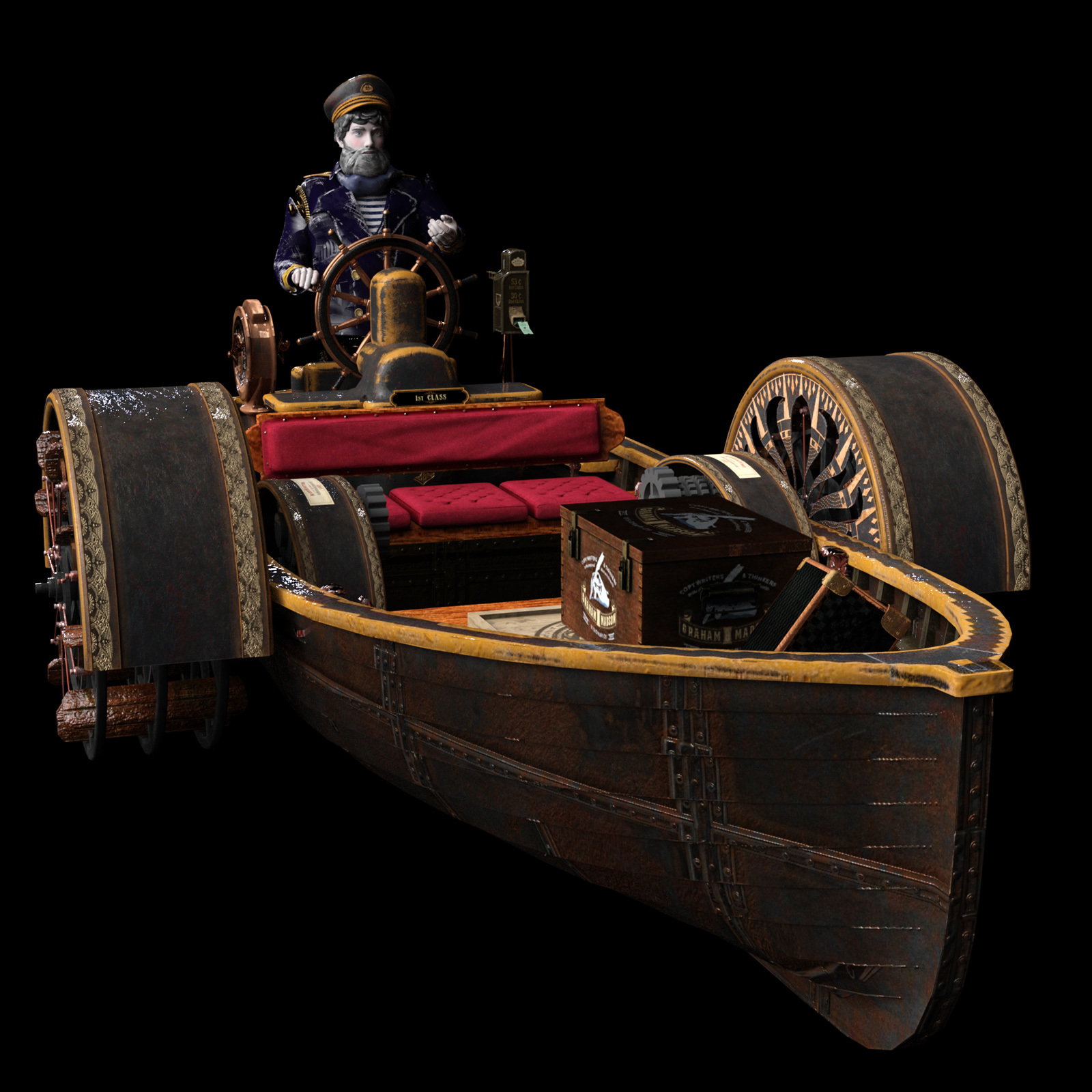Boatman Automaton for Daz Studio by N/A