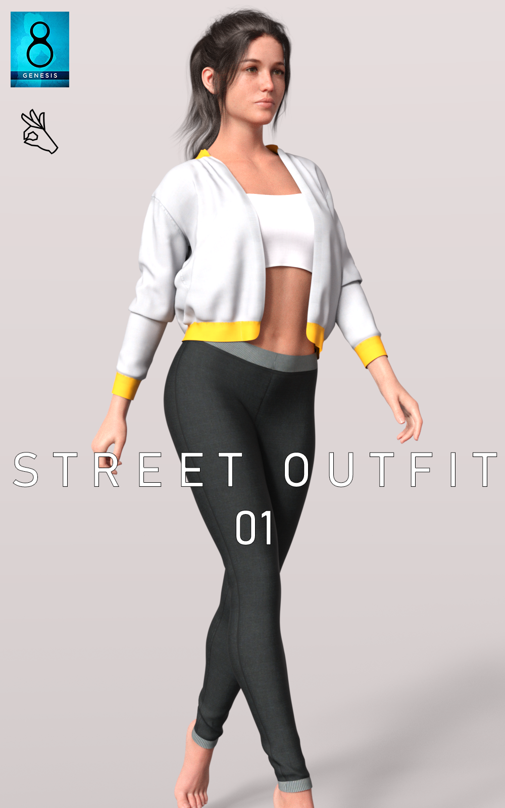 Dforce BW Street Outfit 01 by N/A