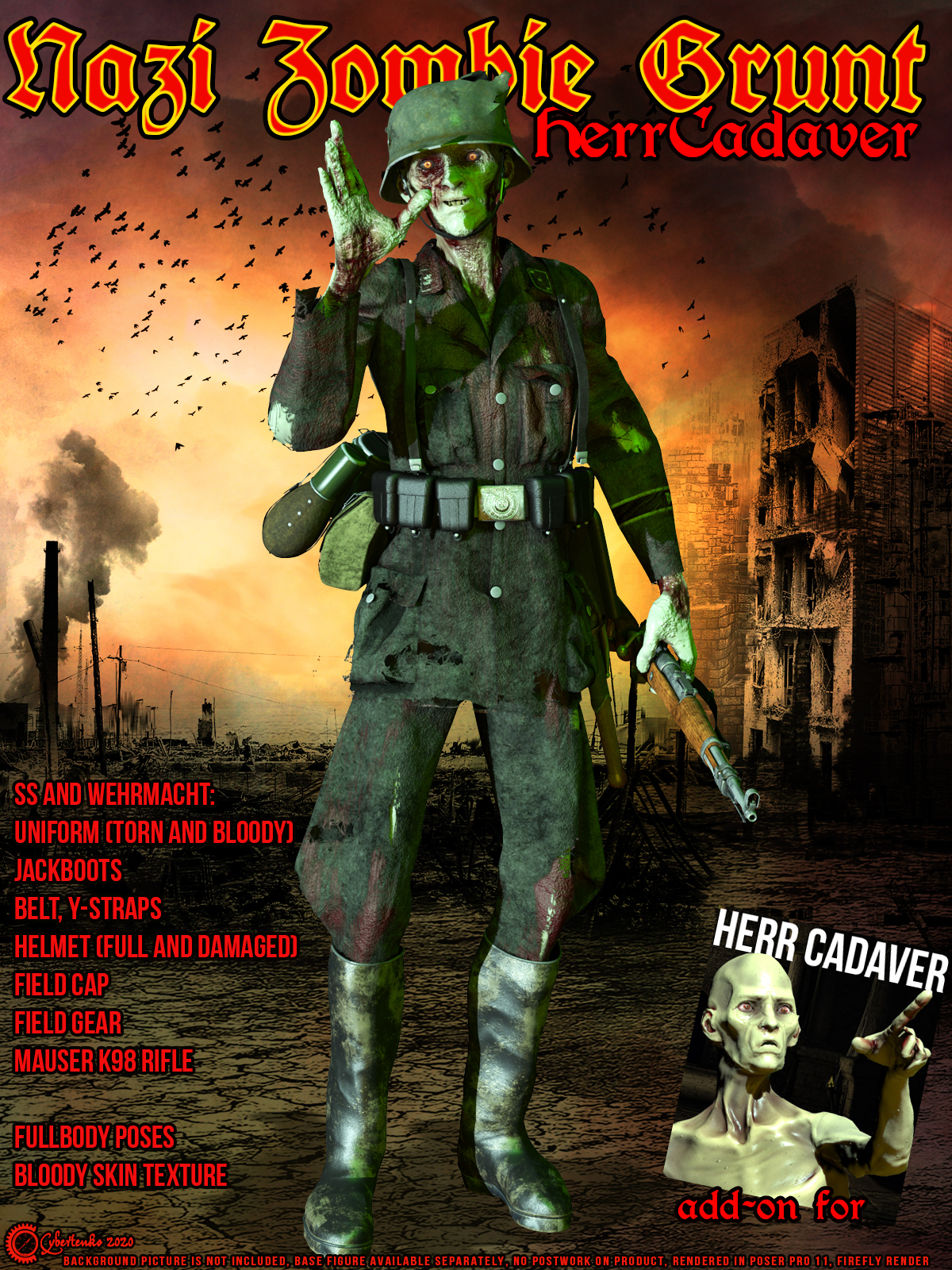 Nazi Zombie Grunt for HerrCadaver by N/A