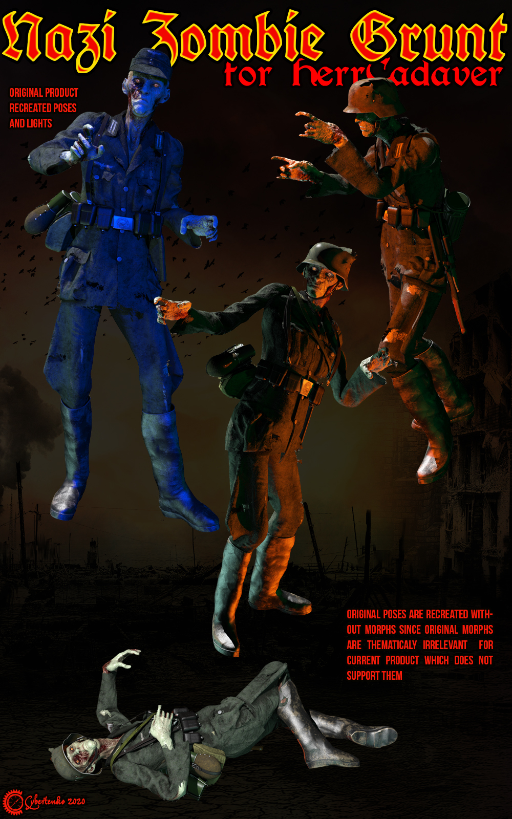 Nazi Zombie Grunt for HerrCadaver by N/A