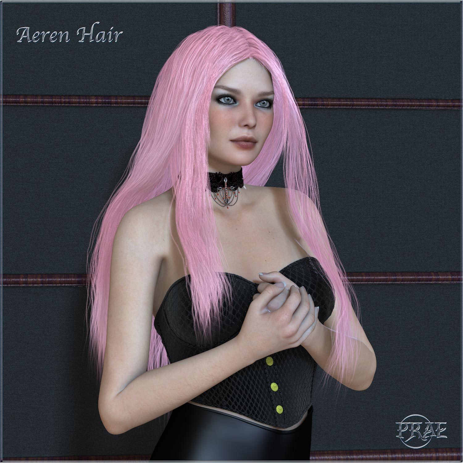 Prae-Aeren Hair for Poser by N/A