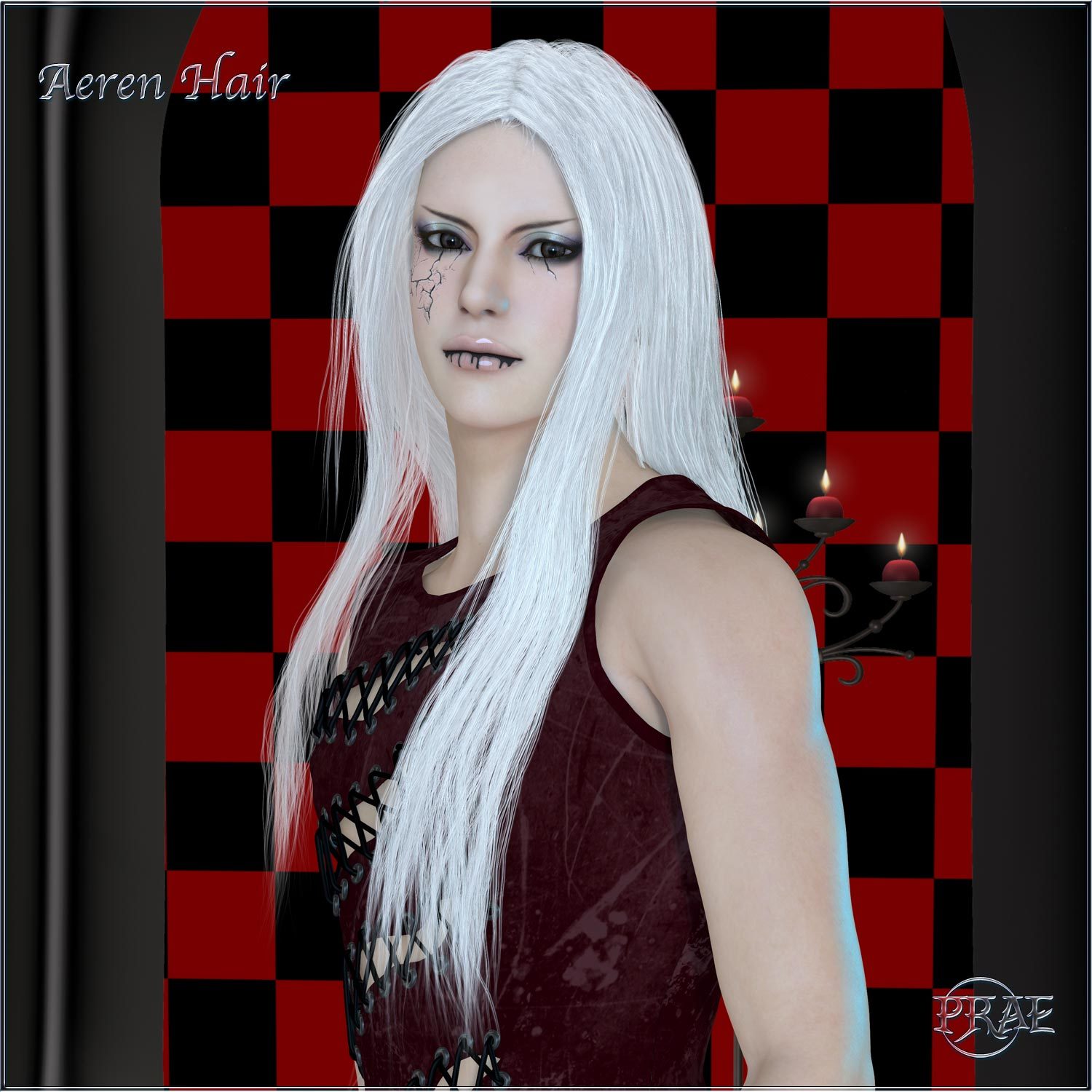 Prae-Aeren Hair for Poser by N/A