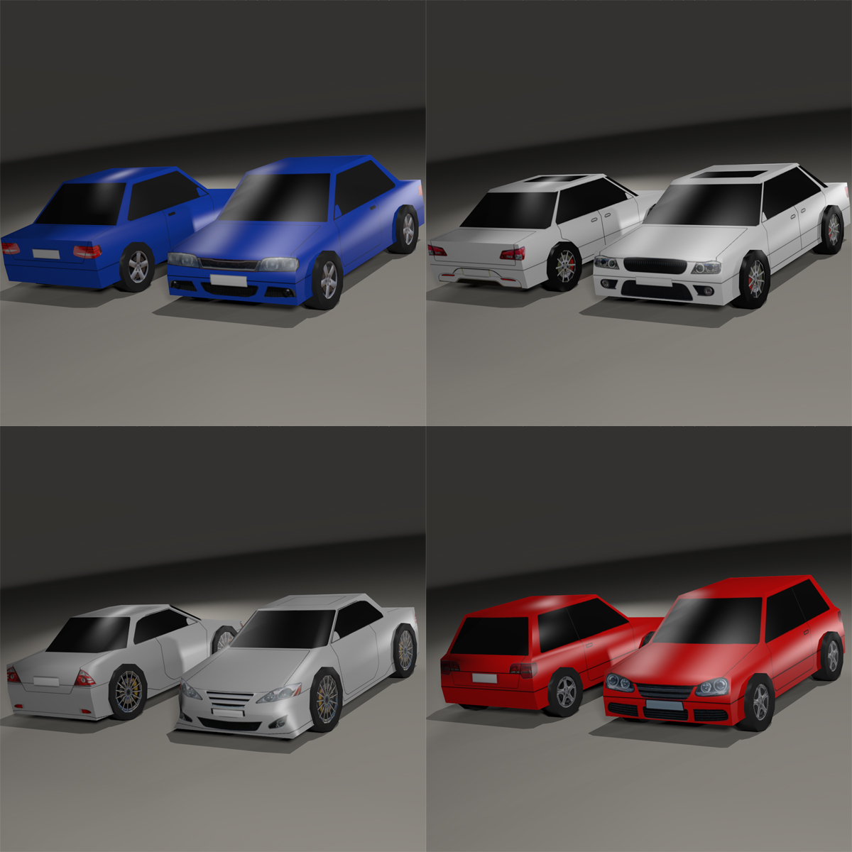 Super Low Poly Vehicles - Extended License by N/A
