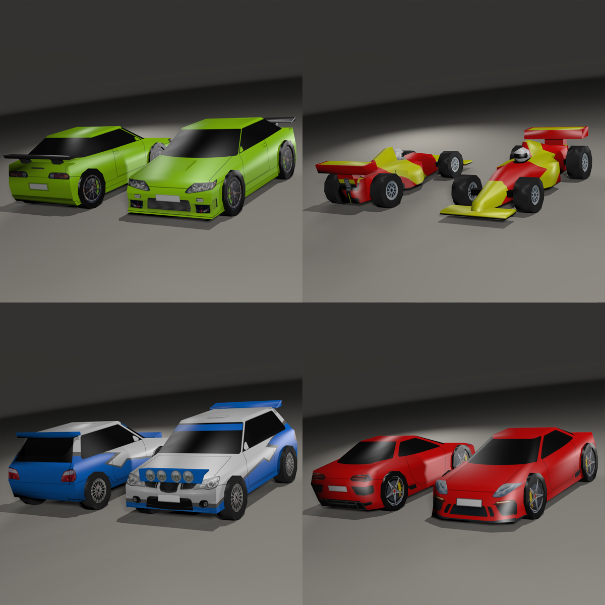 Super Low Poly Vehicles - Extended License by N/A