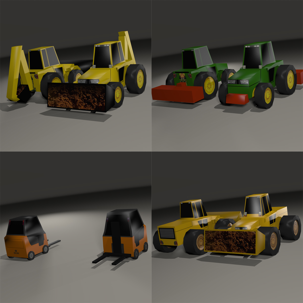 Super Low Poly Vehicles - Extended License by N/A