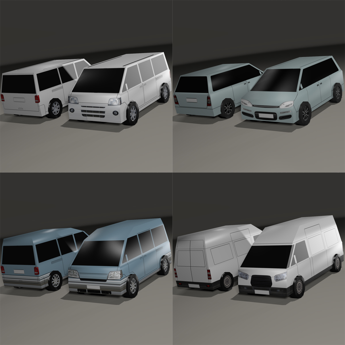 Super Low Poly Vehicles - Extended License by N/A