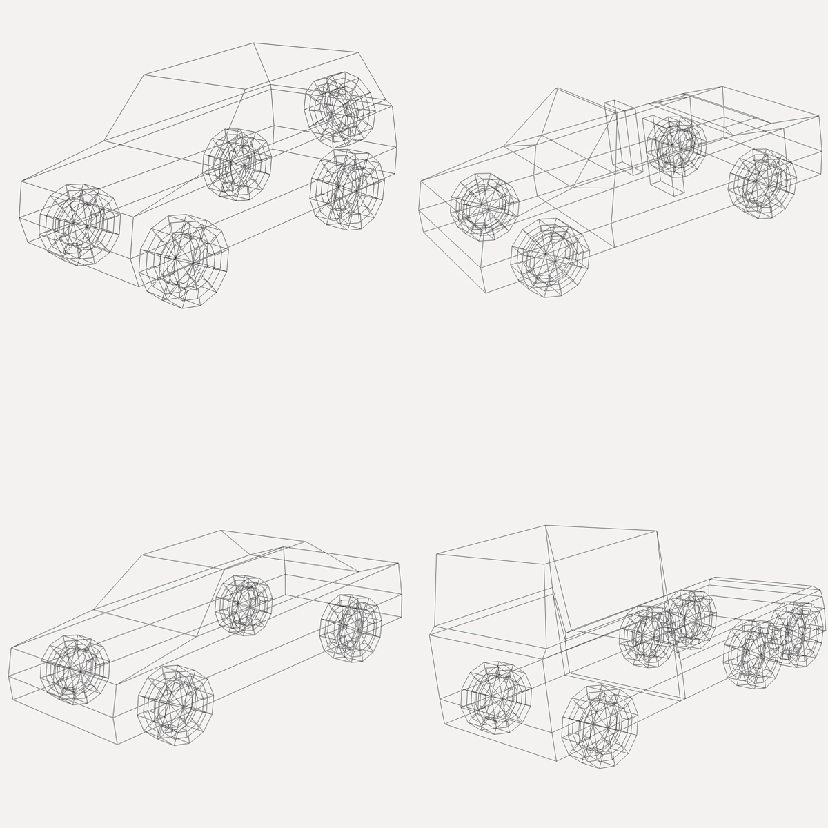 Super Low Poly Vehicles - Extended License by N/A