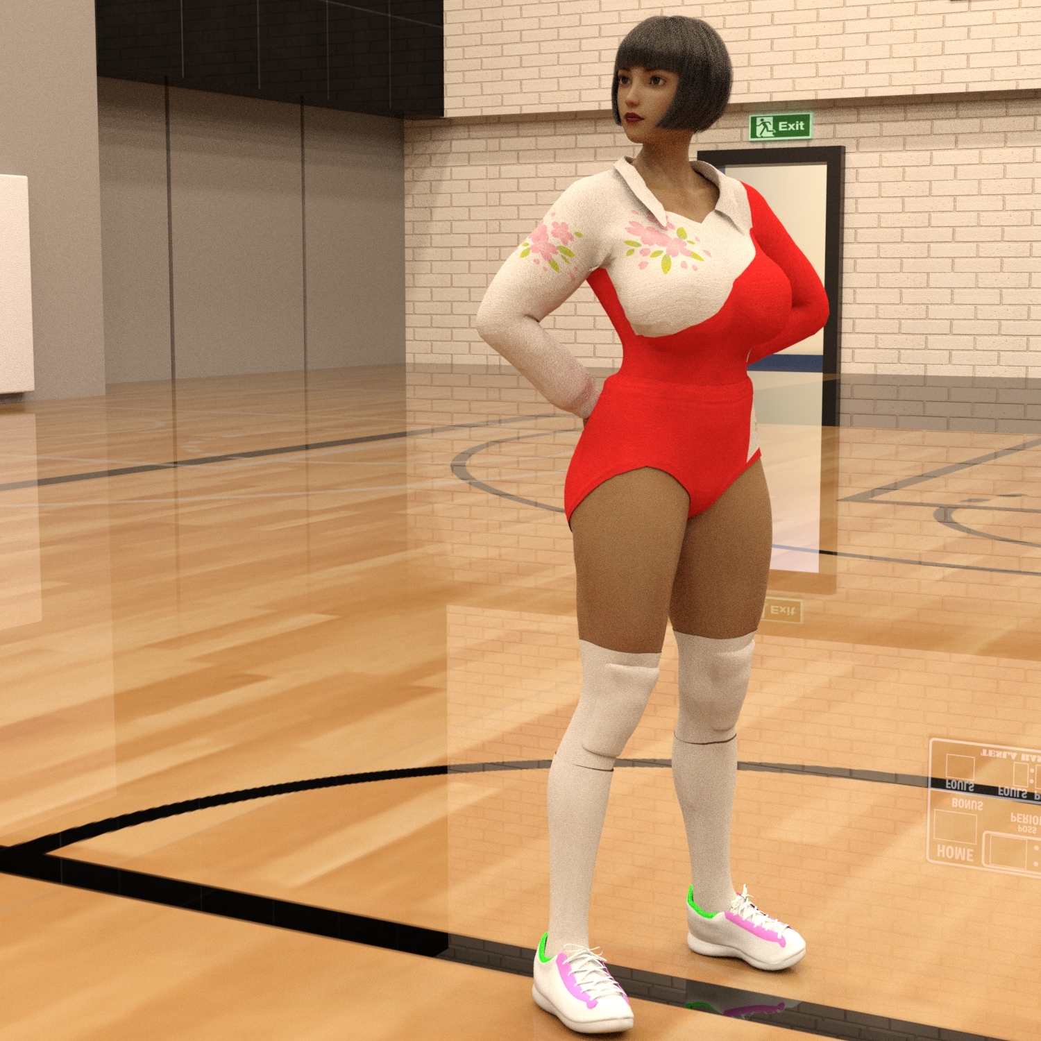 dForce Classic Vollayball Outfit for G8F by N/A